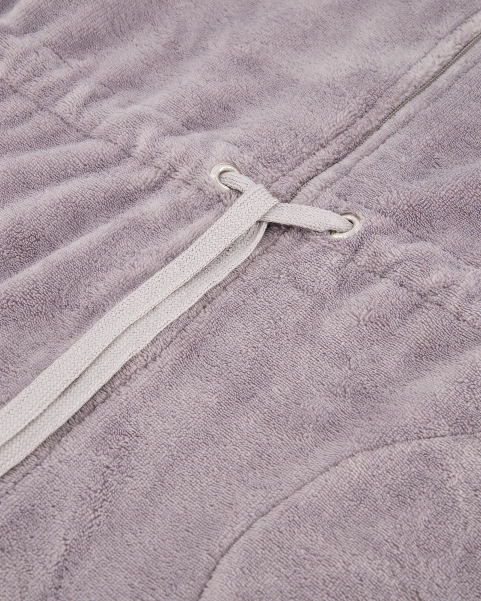 Cawö Home - Damen Bademantel Kurz Kapuze 822 - Farbe: graphit - 73 - M