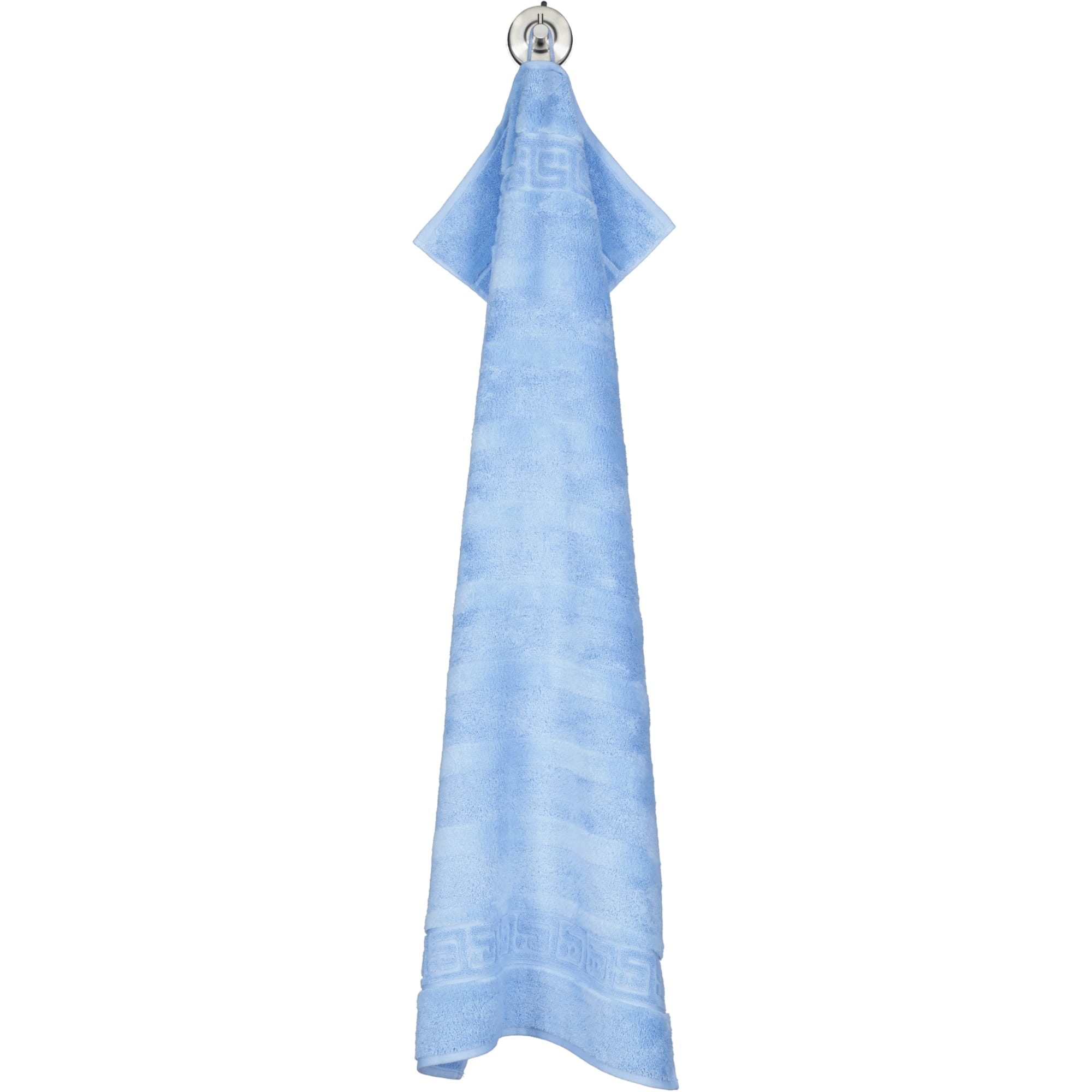 Cawö - Noblesse Uni 1001 - Farbe: 188 - mittelblau - Handtuch 50x100 cm
