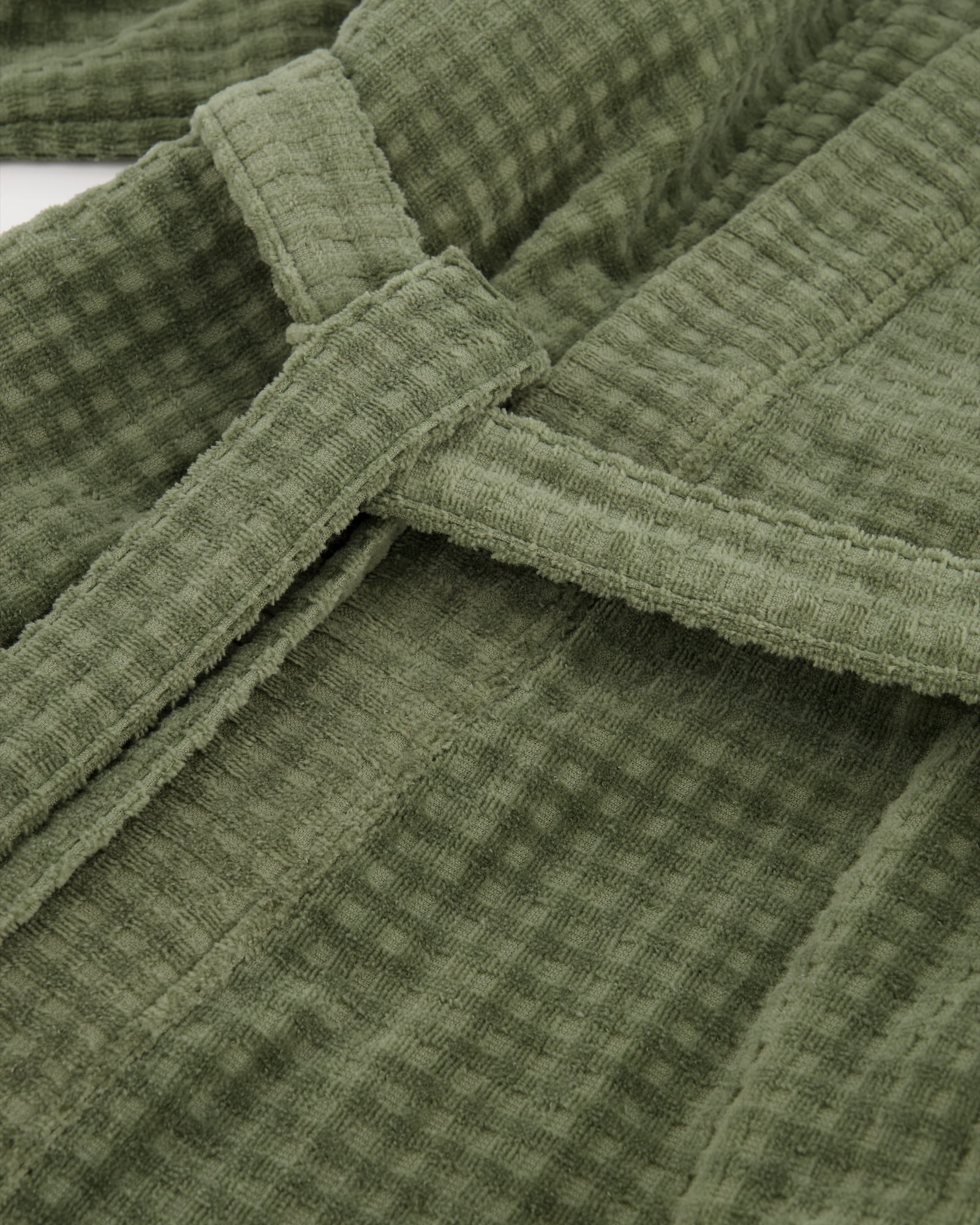 Cawö Bademäntel Herren Kimono Waffelpique 5508 field - 453