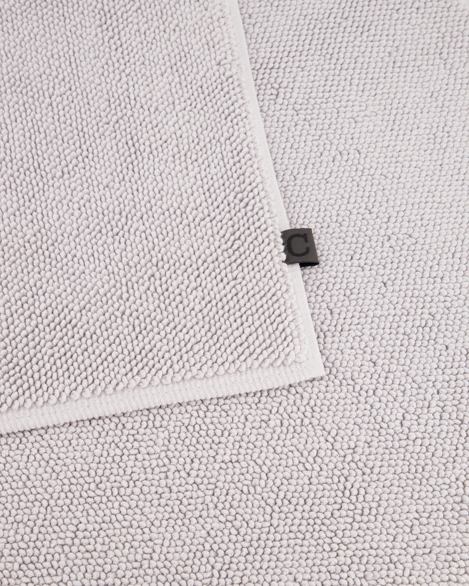 Cawö Home - Badteppich Loop 1007 - Farbe: platin - 705 - 70x120 cm