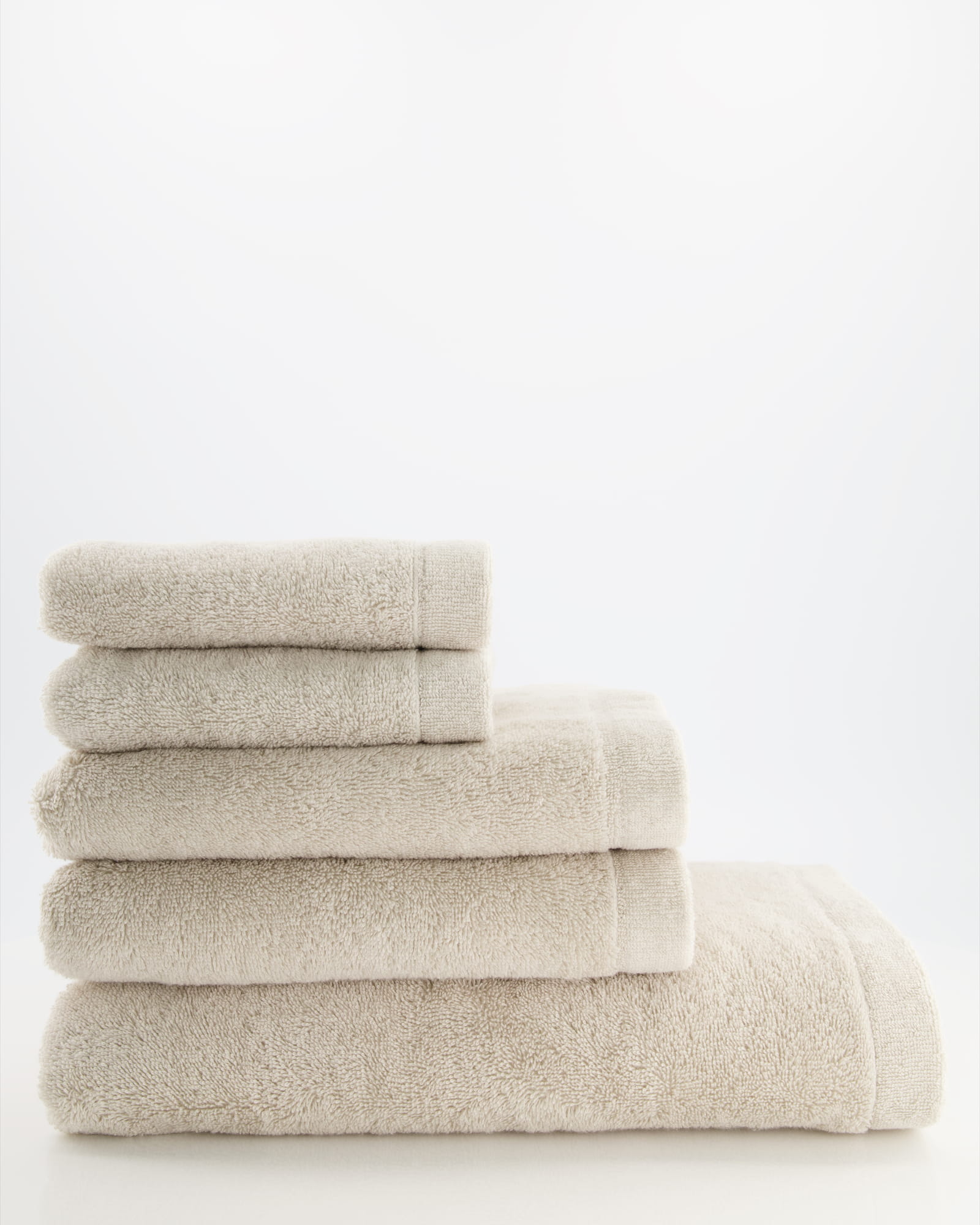 Cawö Handtücher Lifestyle Uni 7007 travertin - 366 - Seiflappen 30x30 cm