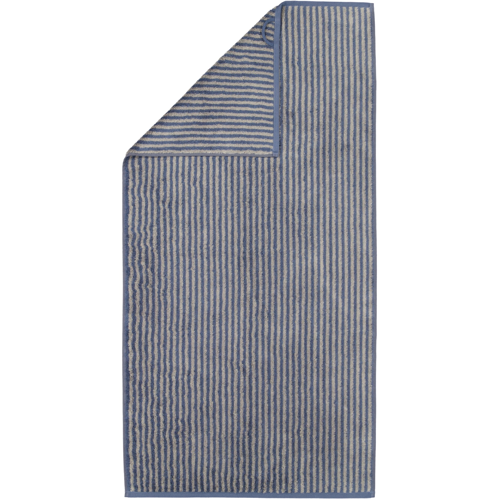 Cawö Handtücher Two-Tone Stripes 480 nachtblau - 10