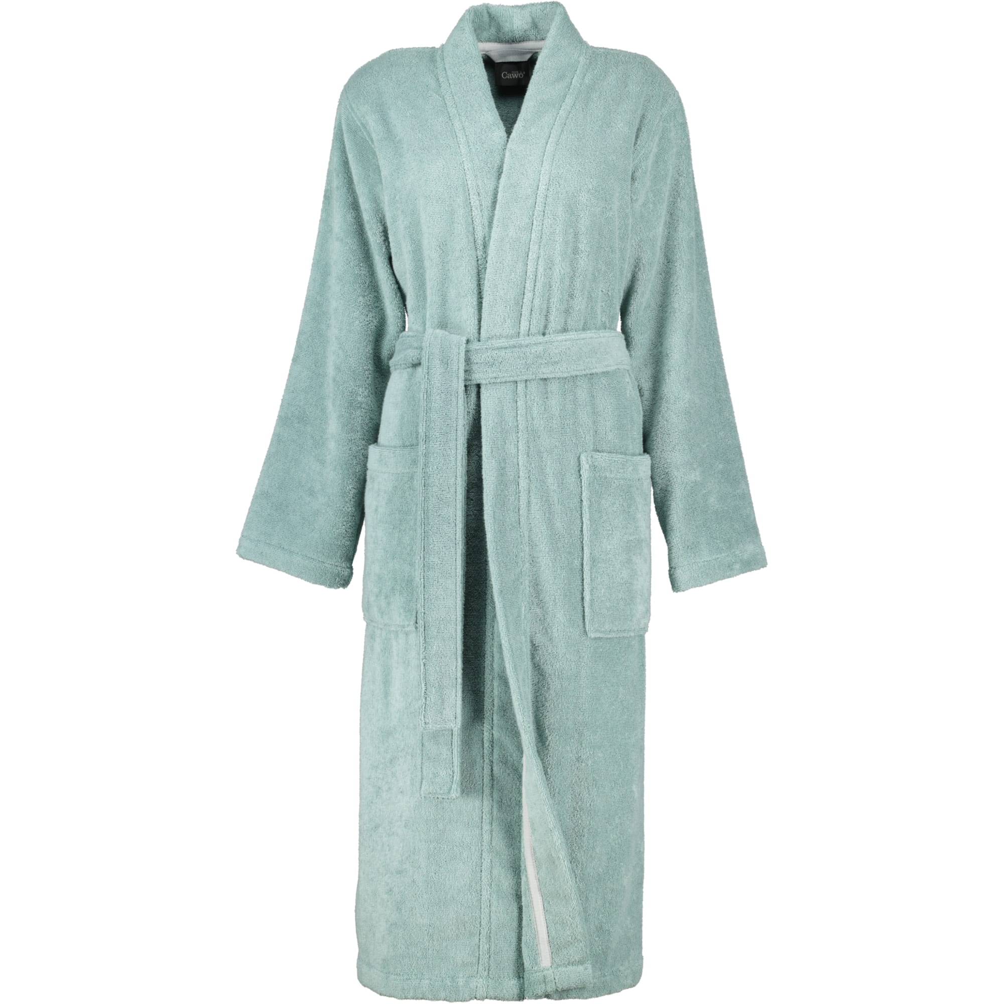 Cawö Home Bademäntel Damen Kimono Luxury Basics Kimono 826 fjord - 47