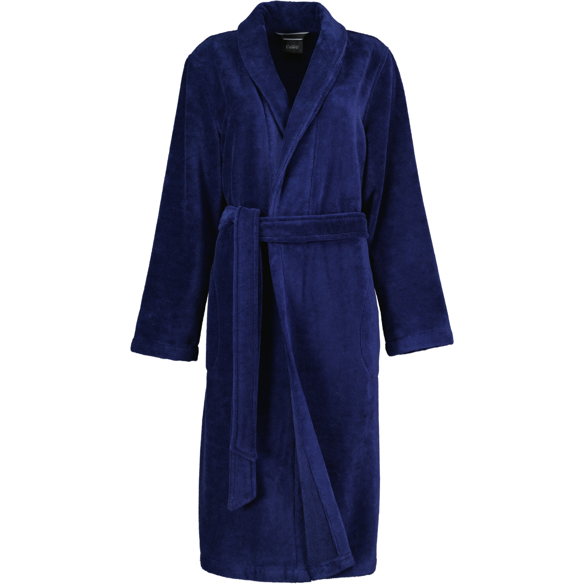 Cawö Home Damen Bademantel Schalkragen 836 - Farbe: marine - 11