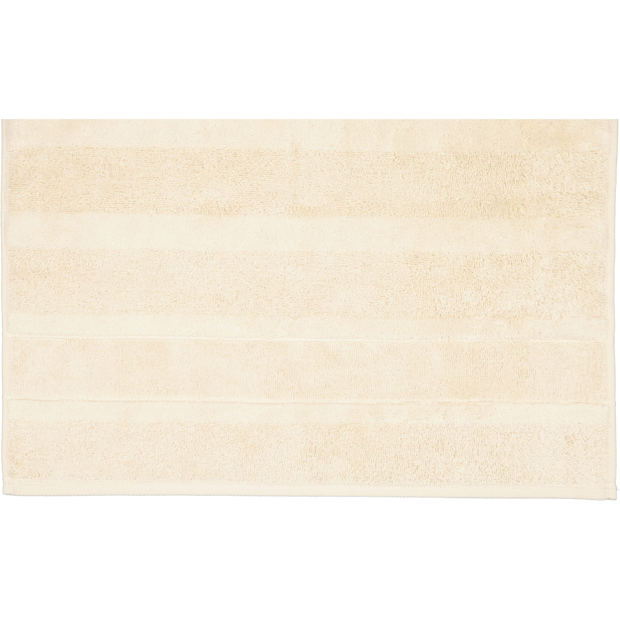 Cawö Handtücher Noblesse2 Uni 1002 beige - 370 - Seiflappen 30x30 cm
