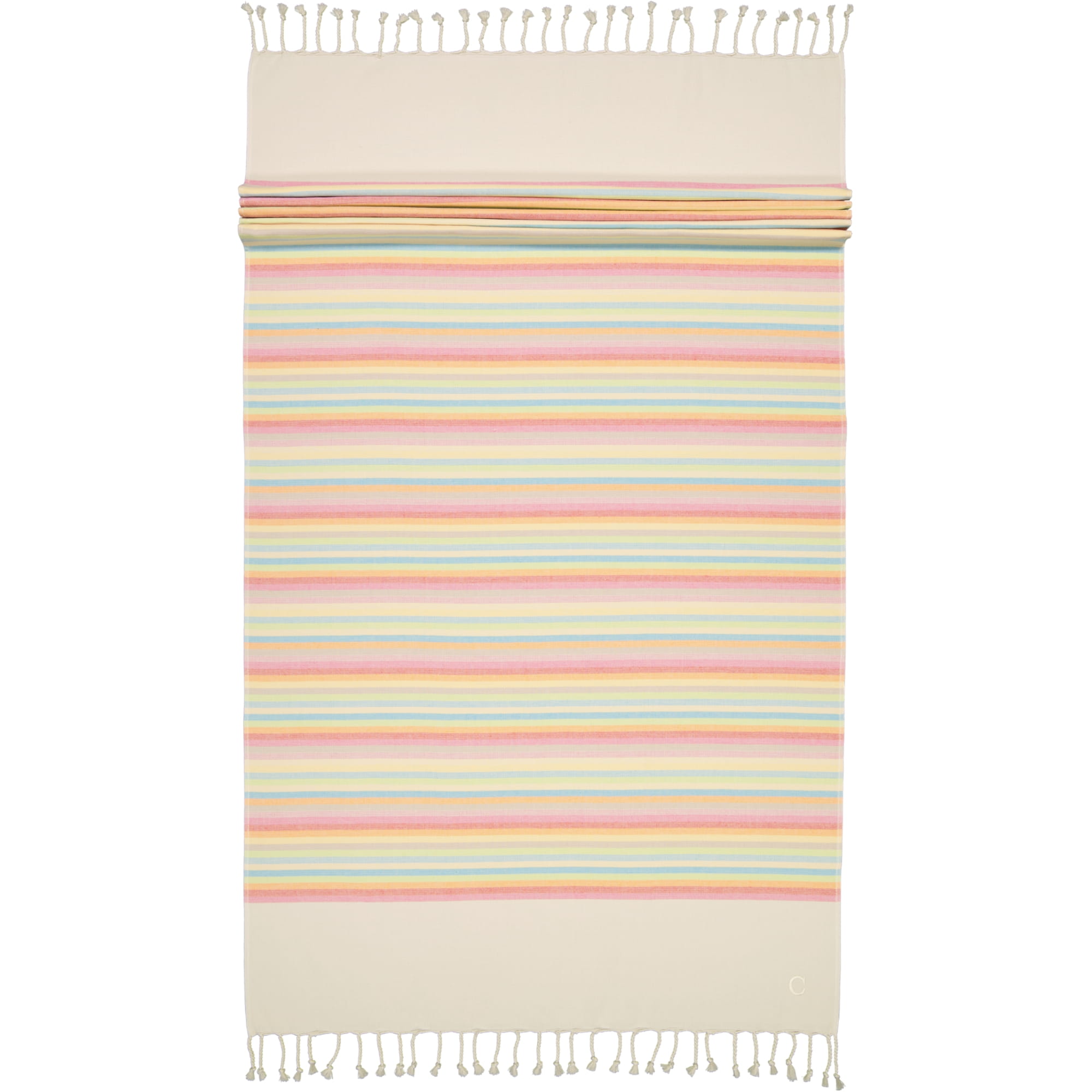 Cawö Hamamtücher Lifestyle Streifen 5506 multicolor - 25 - 90x180 cm