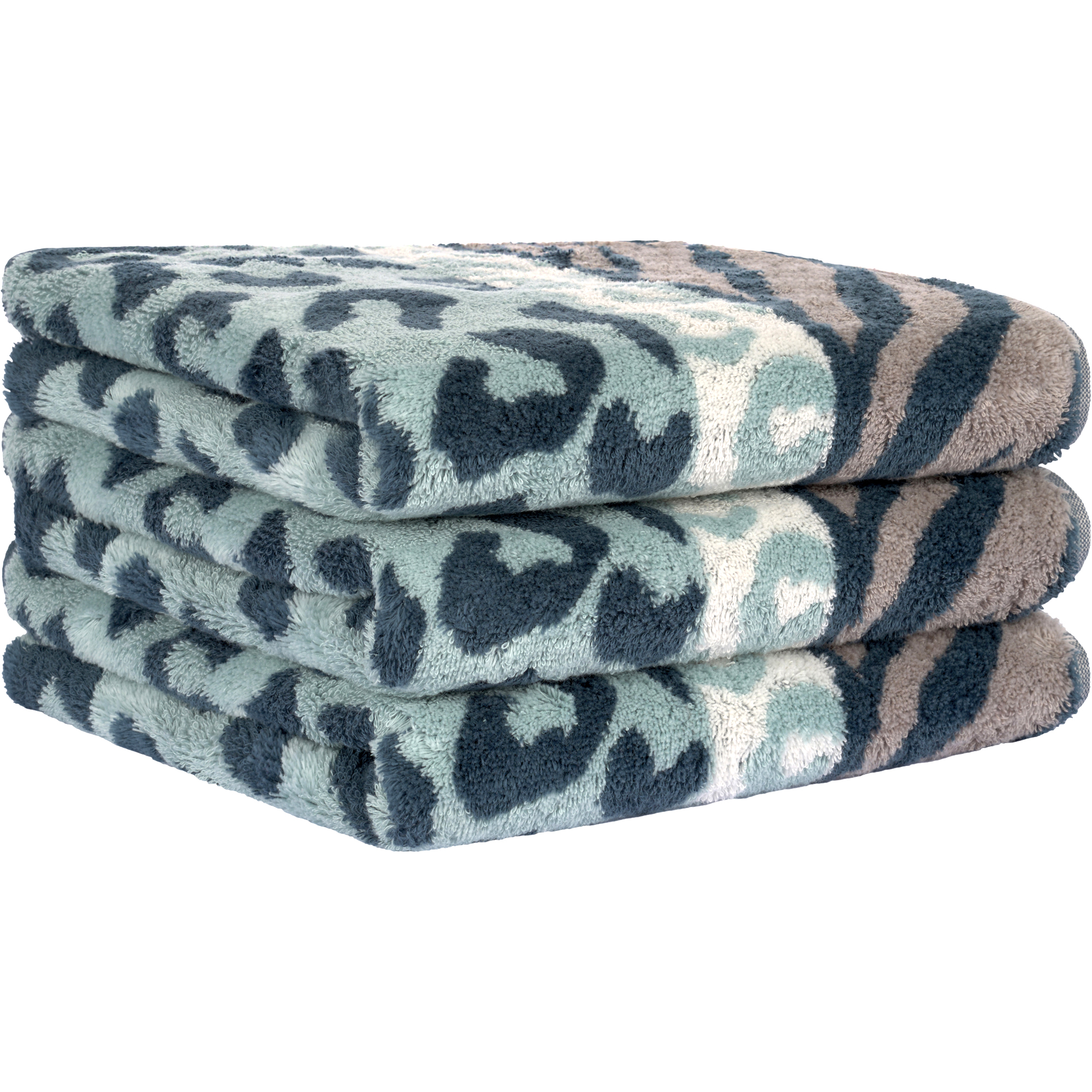 Cawö Handtücher Noblesse Animal 1090 emerald/teal - 44