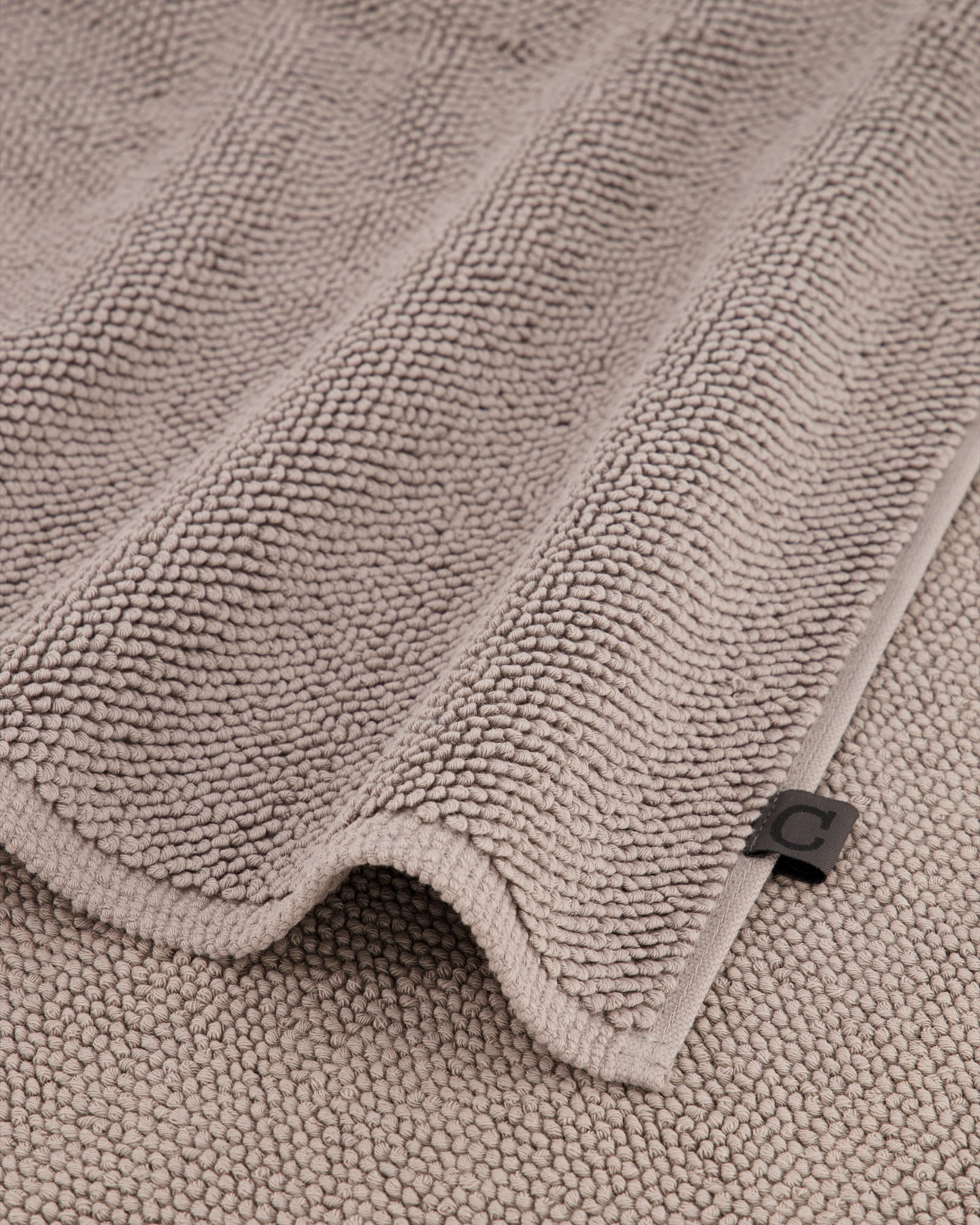 Cawö Home - Badteppich Loop 1007 - Farbe: graphit - 779 - 70x120 cm