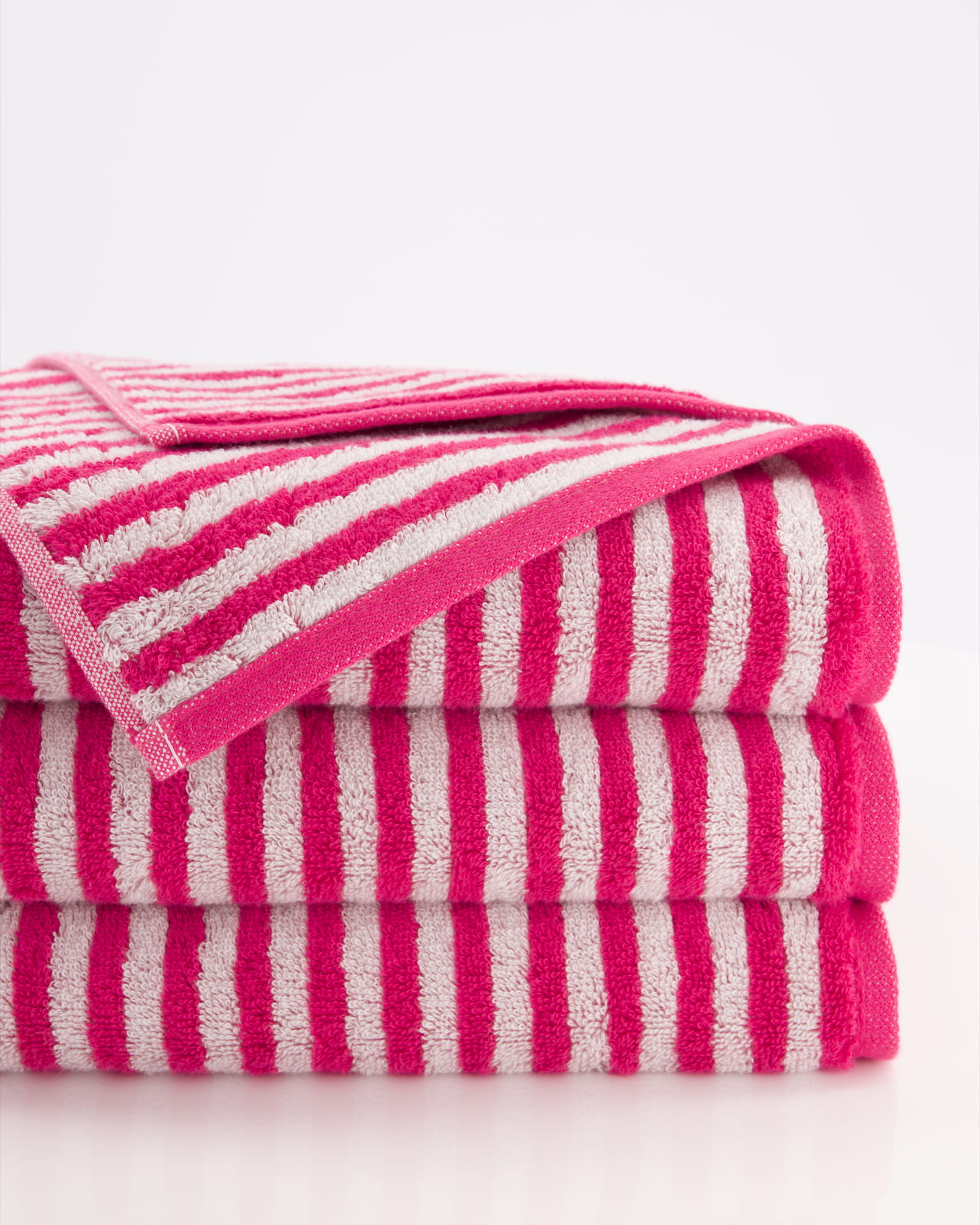 Cawö Handtücher Campus Ringel 955 pink - 22
