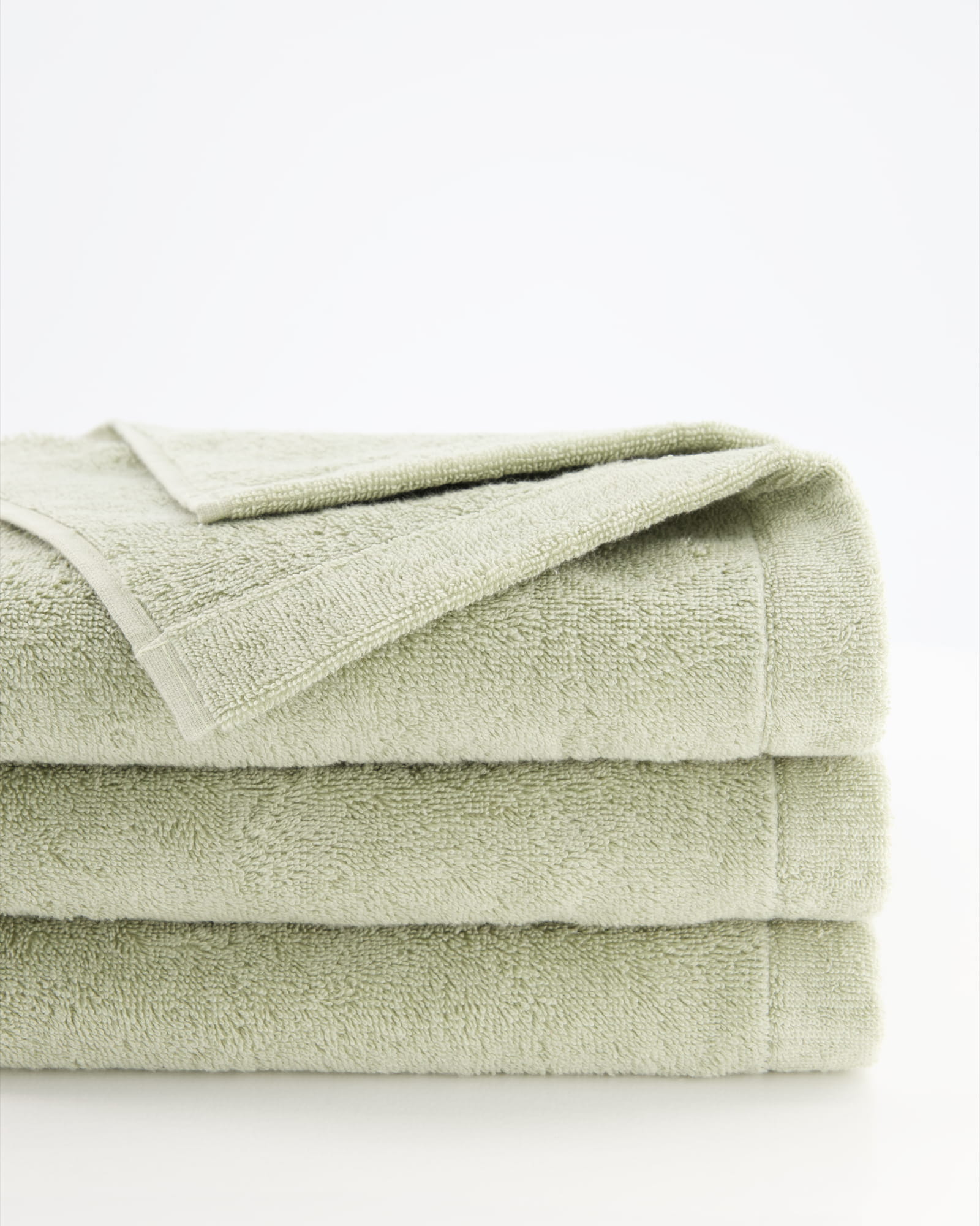 Cawö Handtücher Lifestyle Uni 7007 wasabi - 420 - Seiflappen 30x30 cm
