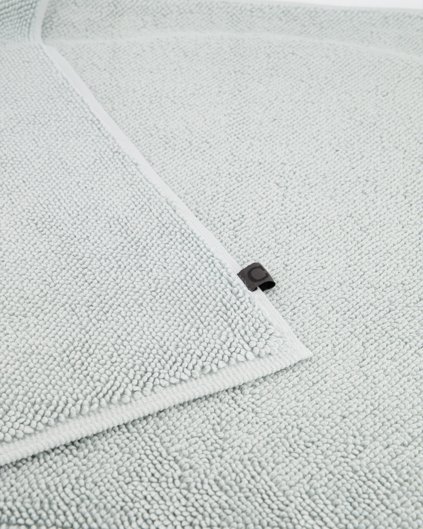 Cawö Home - Badteppich Loop 1007 - Farbe: eukalyptus - 450 - 60x60 cm