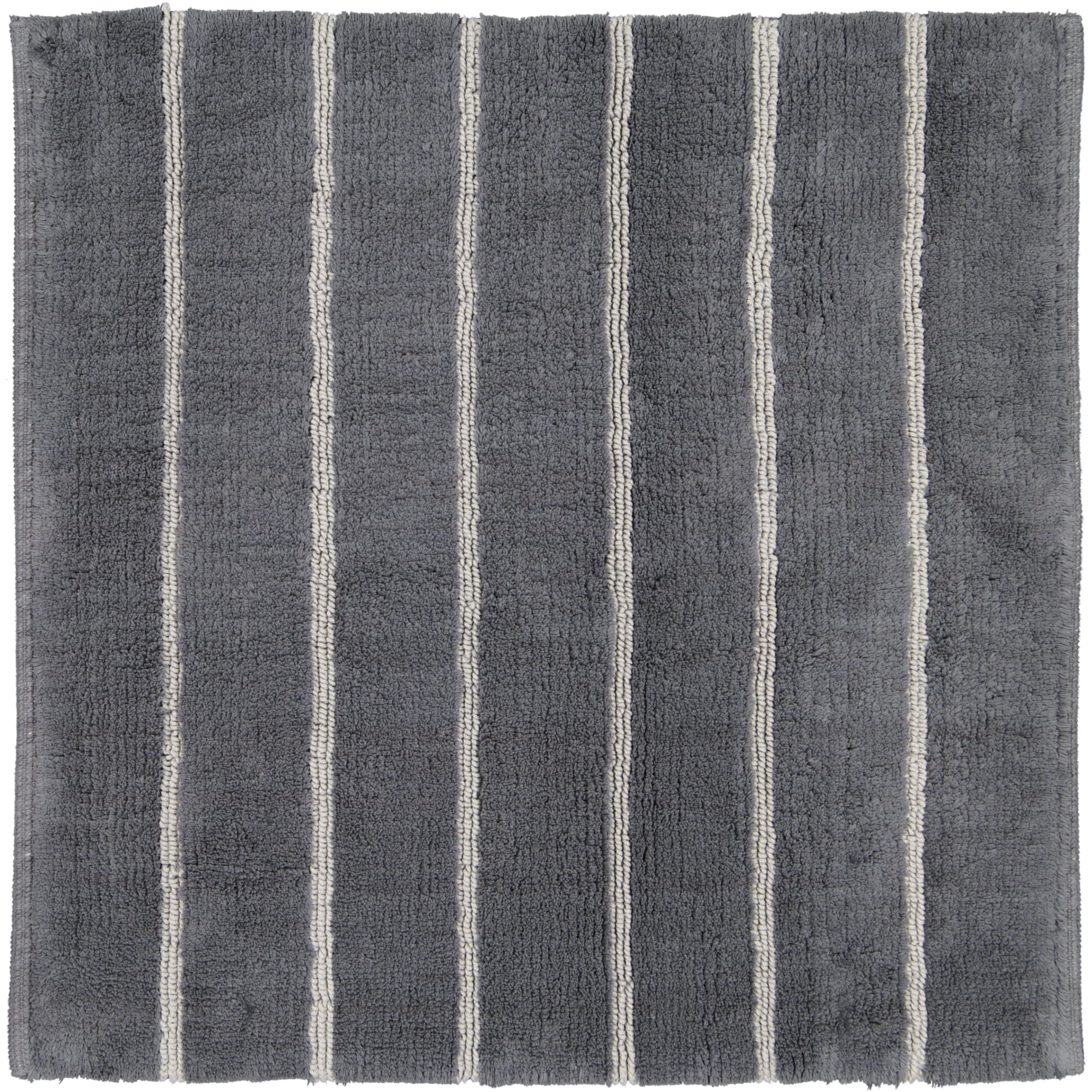 Cawö Home Badteppiche Balance Streifen 1008 anthrazit - 73 - 60x60 cm