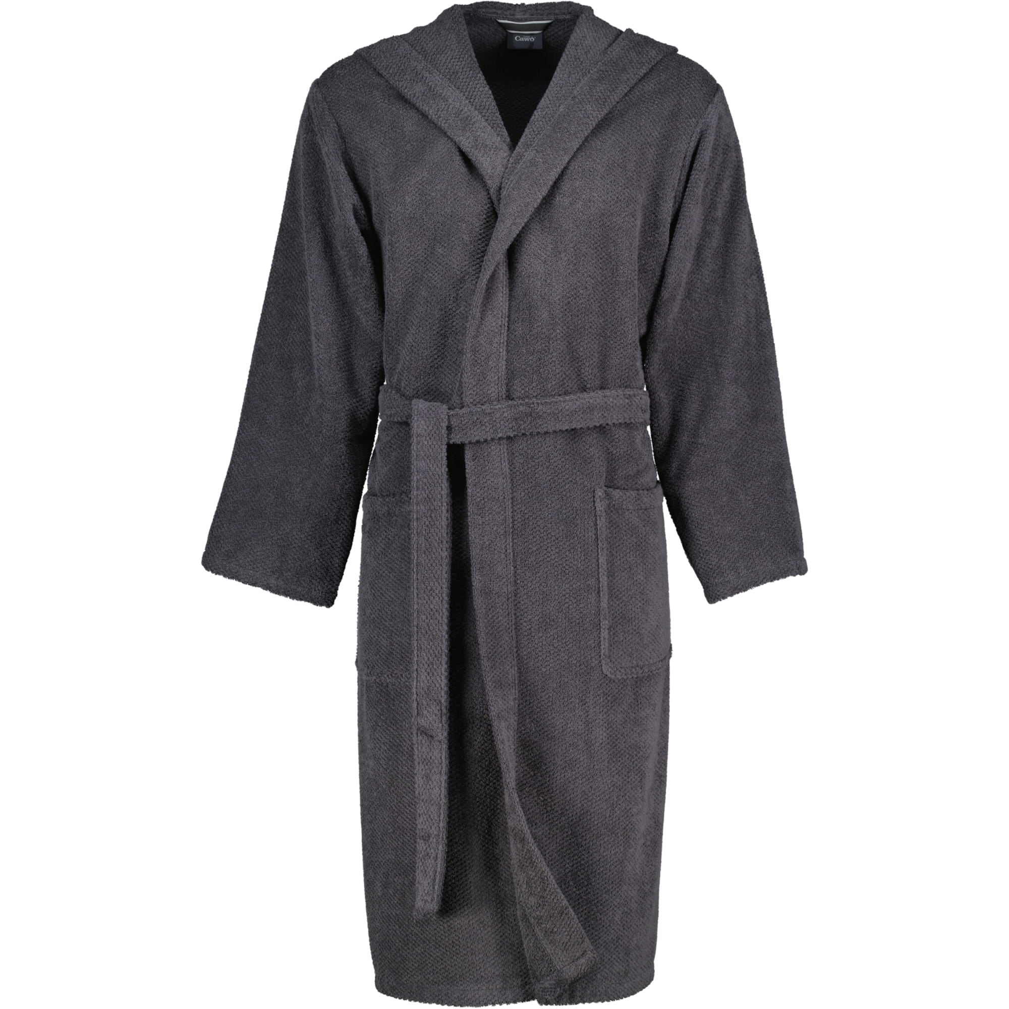 Cawö Bademäntel Herren Kapuze Pure 5623 basalt - 740