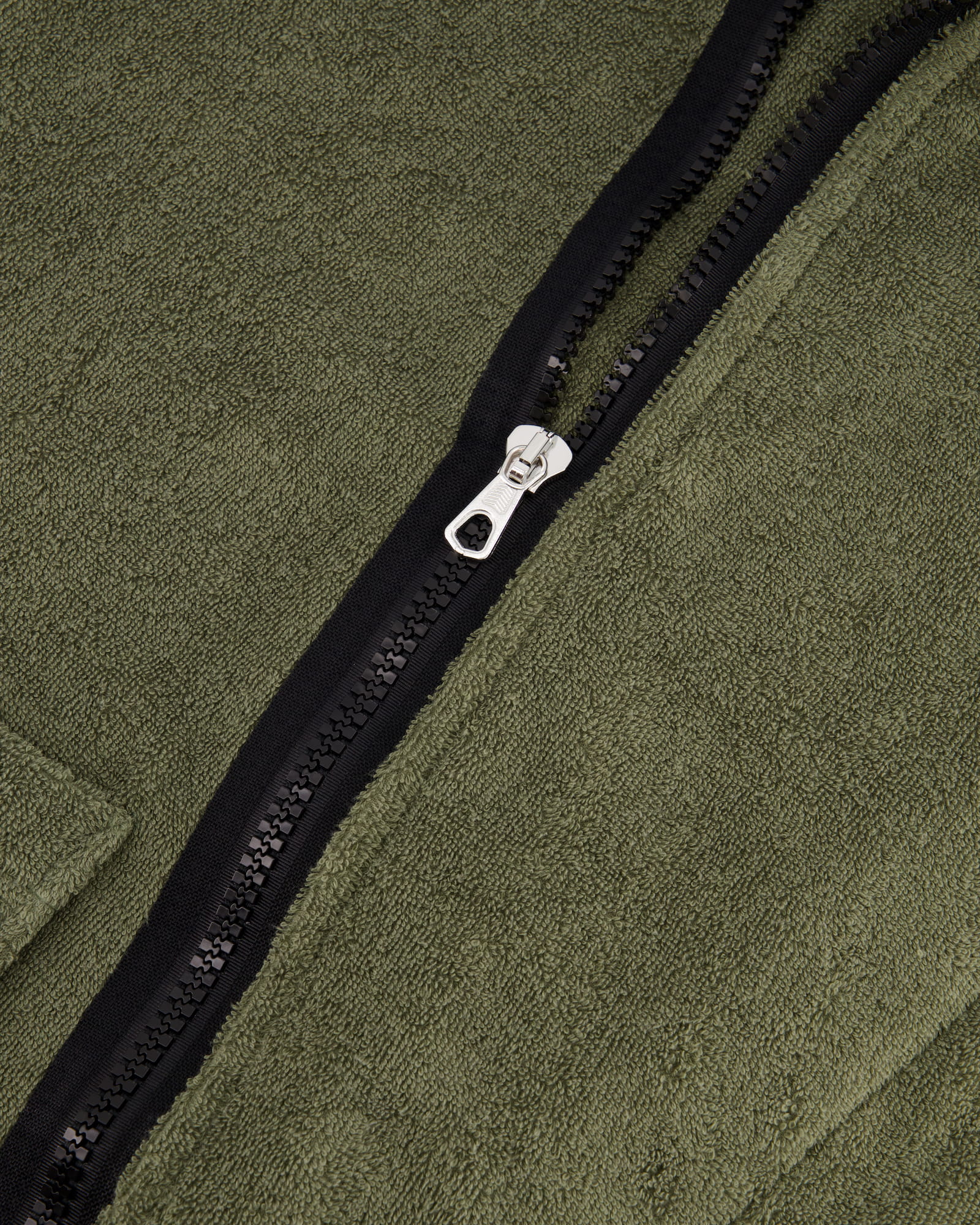 Cawö Bademäntel Herren Kapuze New Zipper 6516 field-schwarz - 453