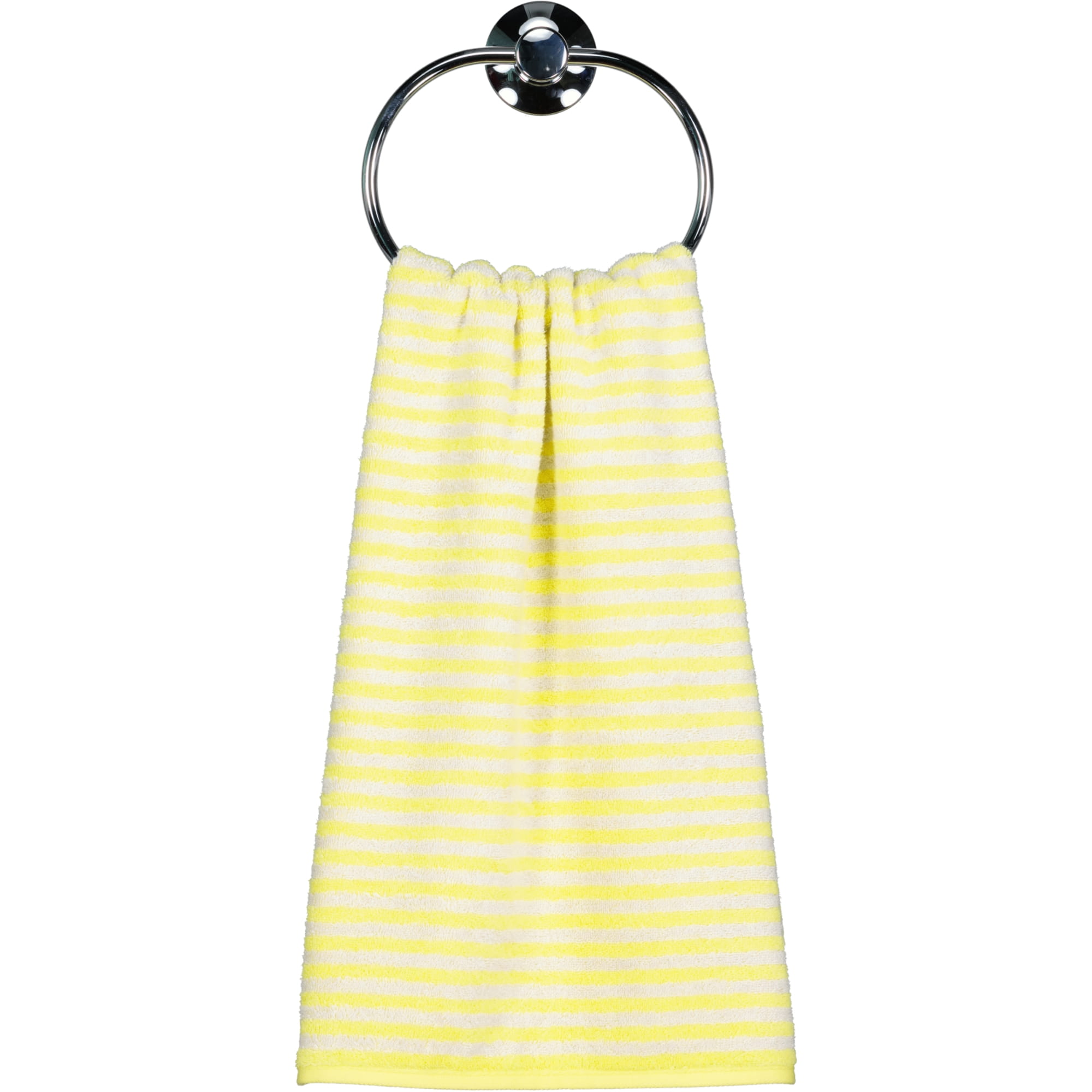 Cawö - Campus Ringel 955 - Farbe: lemon - 57 - Handtuch 50x100 cm