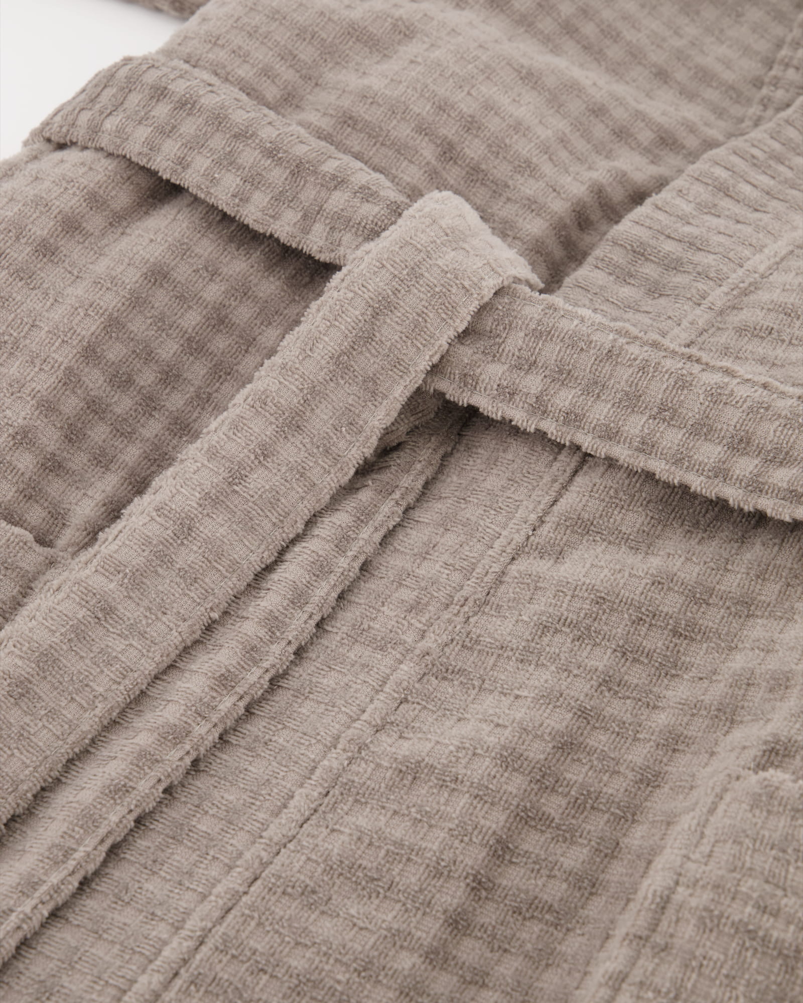 Cawö Bademäntel Herren Kimono Waffelpique 5508 graphit - 779