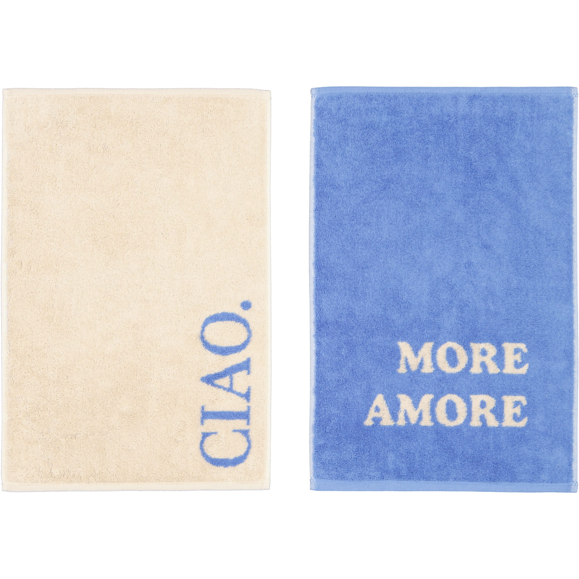 Cawö Gästetücher Postcard Towels Edition 100 CIAO - 09 - Gästetuch 30x50 cm