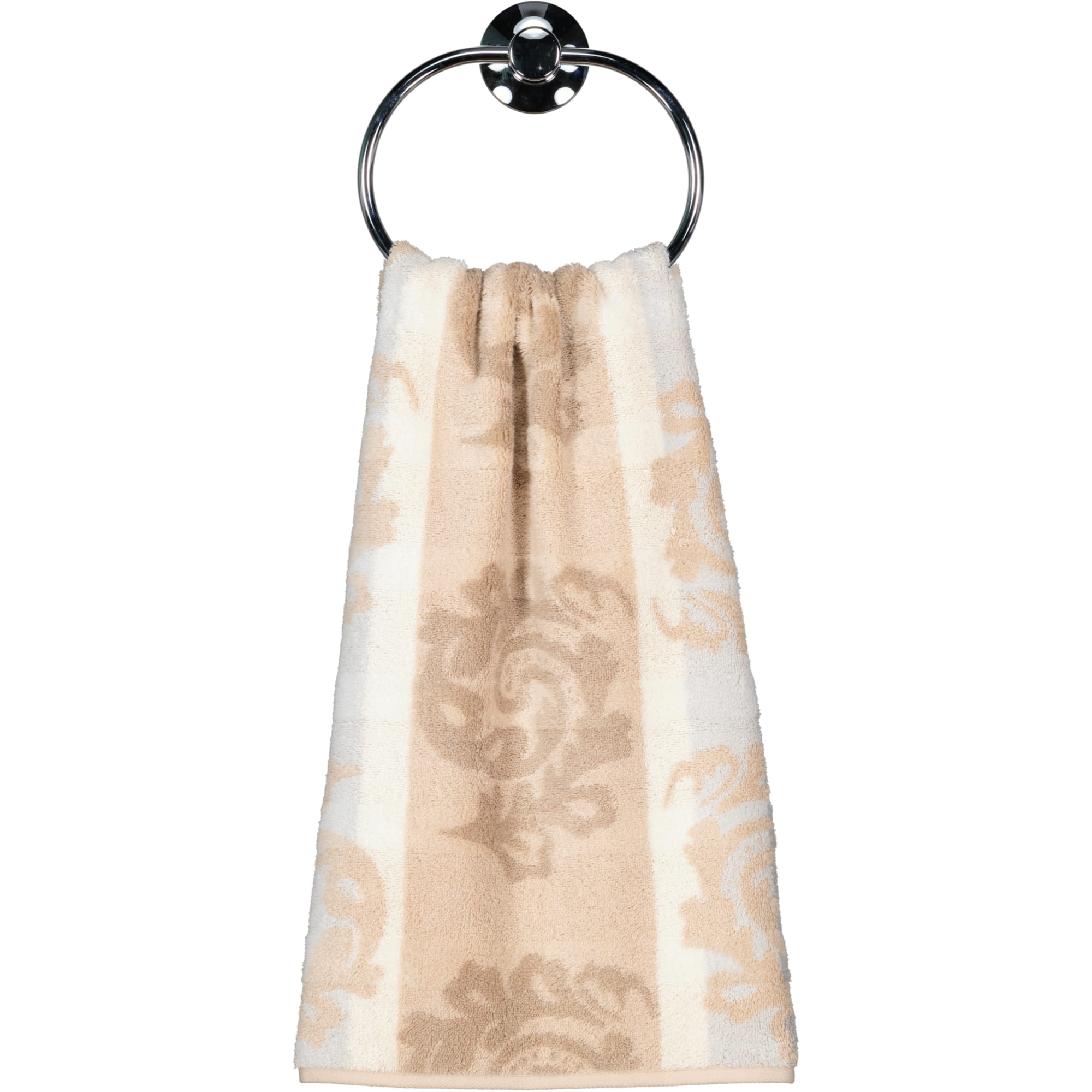 Cawö - Noblesse Cashmere Jacquard 1057 - Farbe: sand - 33 - Handtuch 50x100 cm