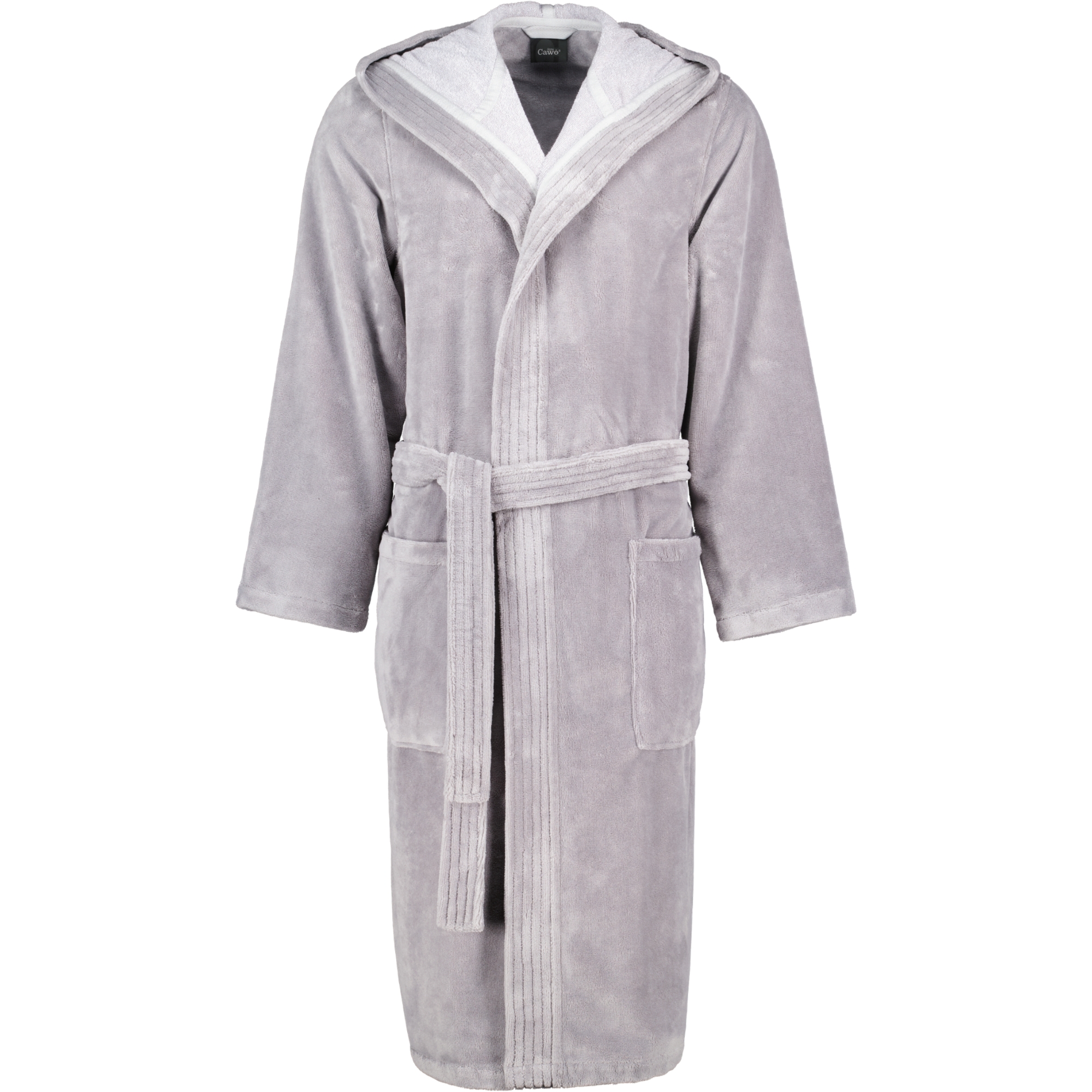 Cawö Home Herren Bademantel Kapuze 801 - Farbe: graphit - 73