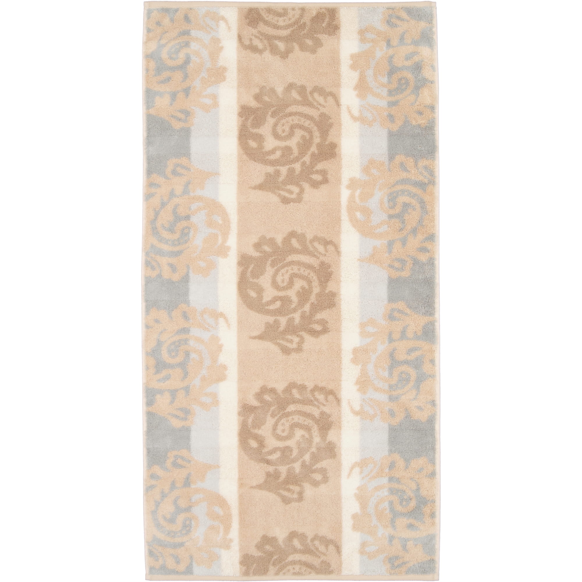 Cawö - Noblesse Cashmere Jacquard 1057 - Farbe: sand - 33 - Handtuch 50x100 cm