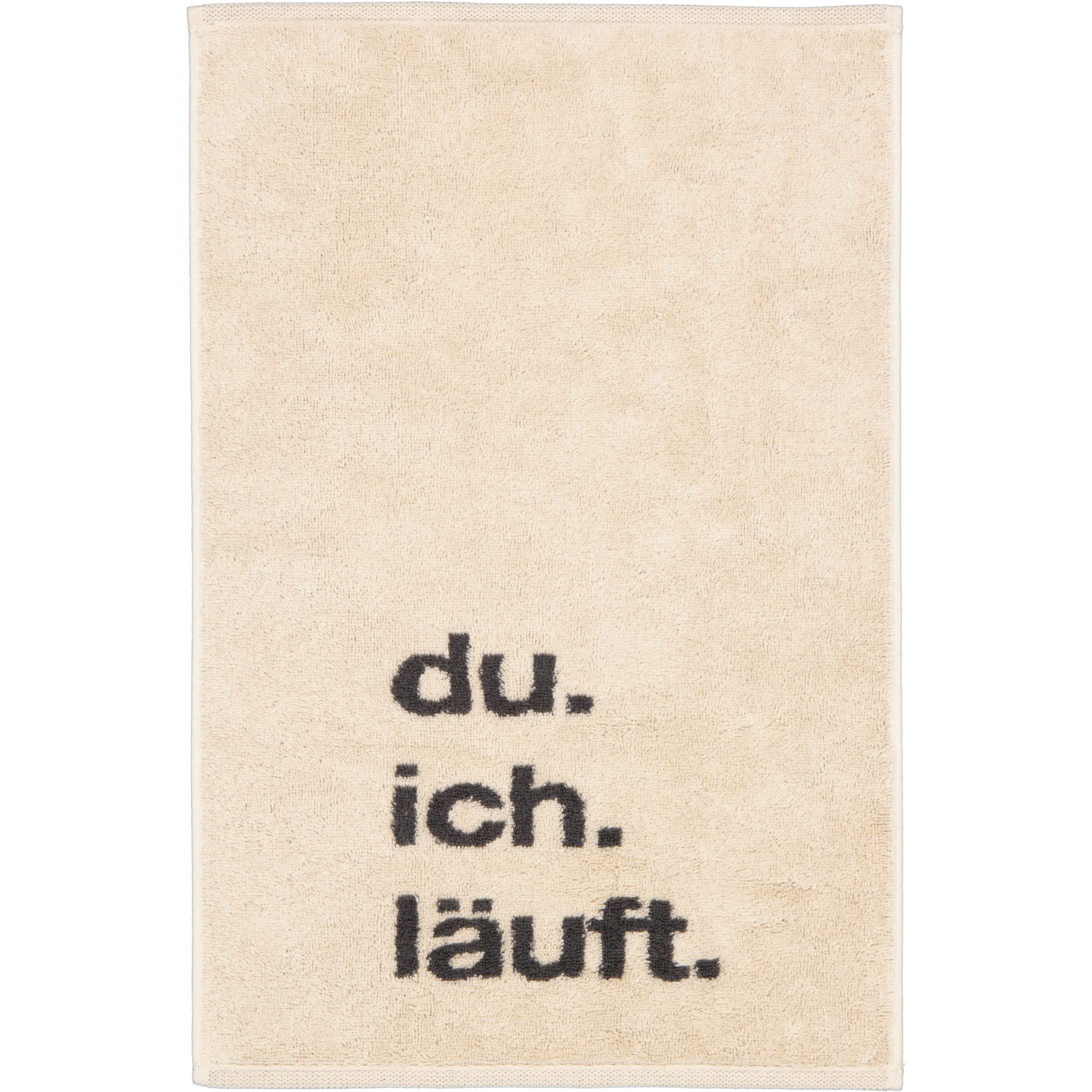 Cawö Gästetücher Postcard Towels Edition 100 du.ich.läuft - 13 - Gästetuch 30x50 cm