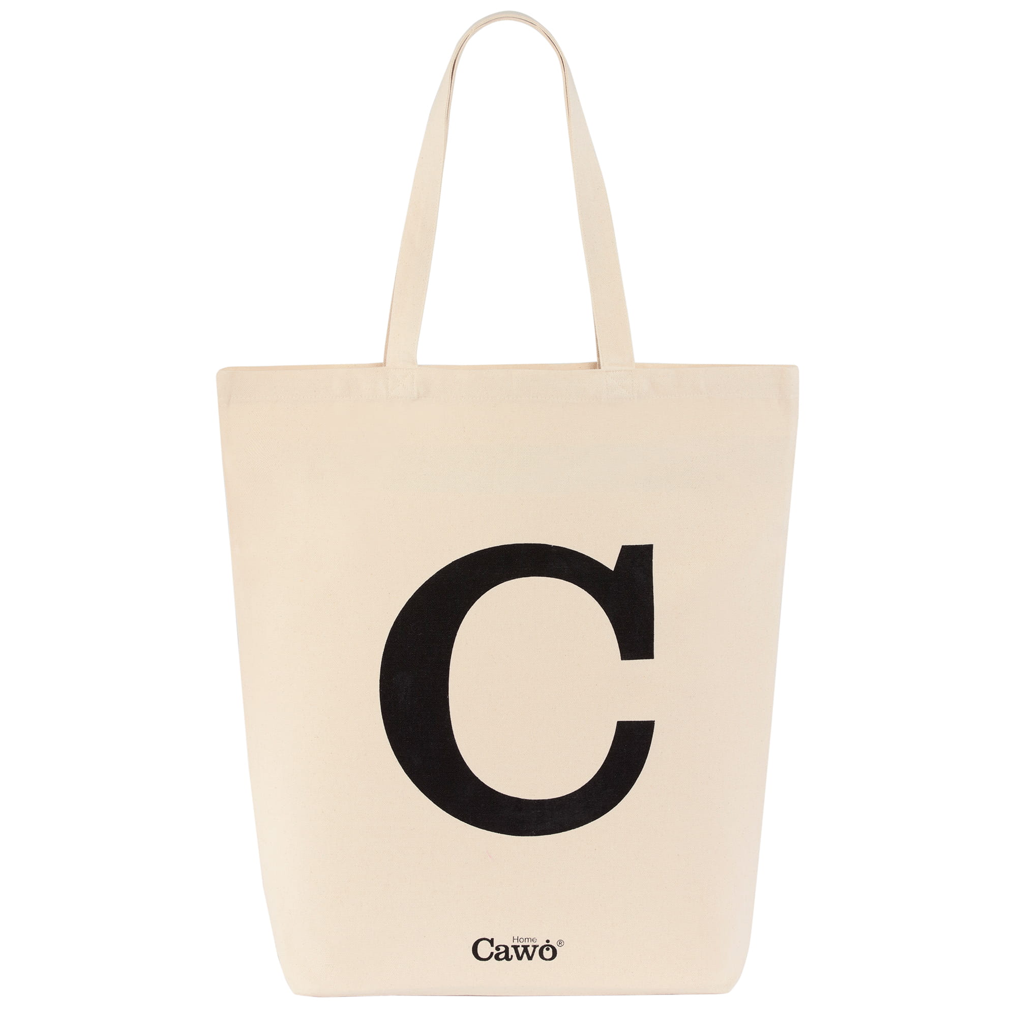 Cawö Shopper C 55705 - Farbe: natur/schwarz - 39 - 45x50 cm