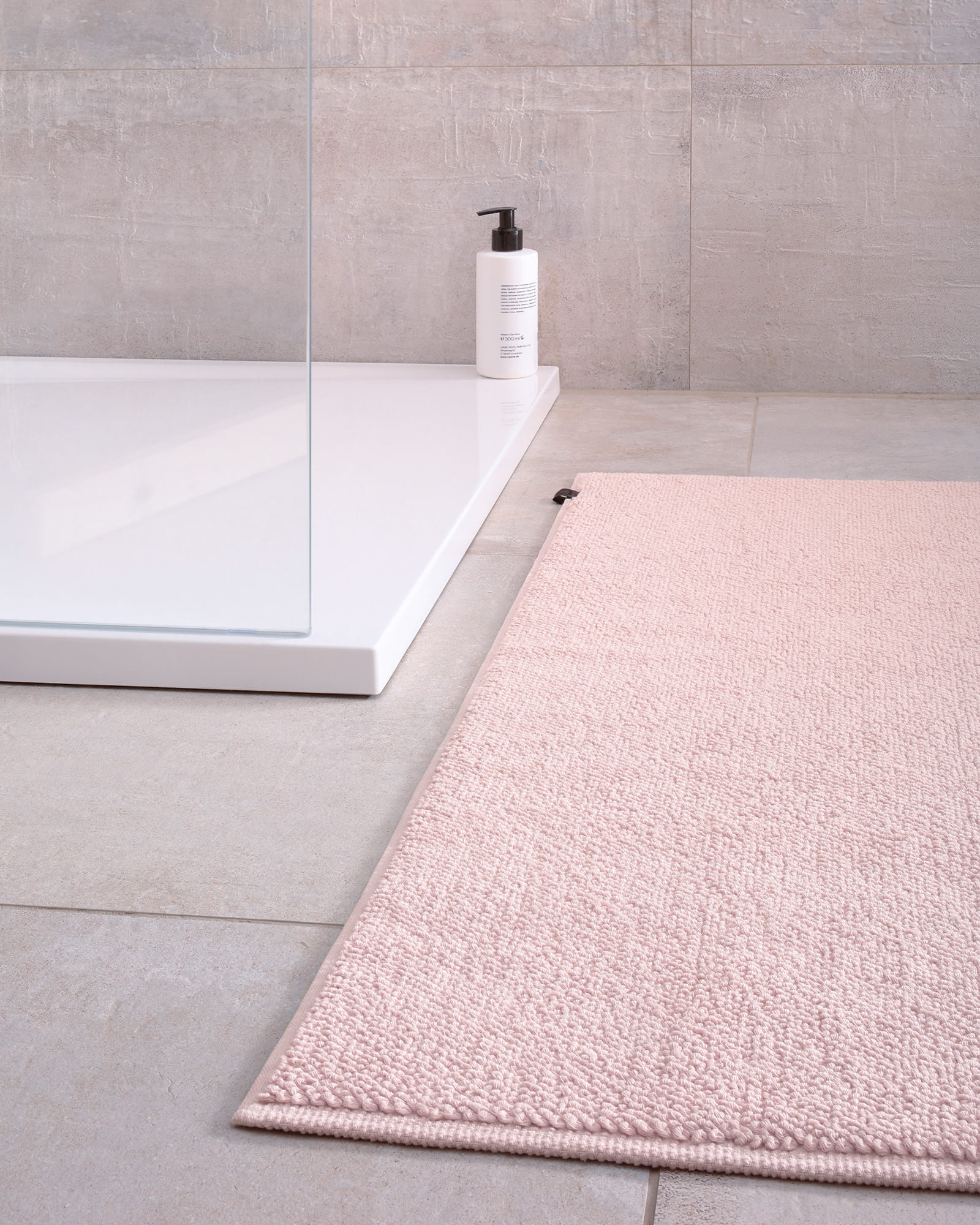 Cawö Home - Badteppich Loop 1007 - Farbe: puder - 383 - 70x120 cm
