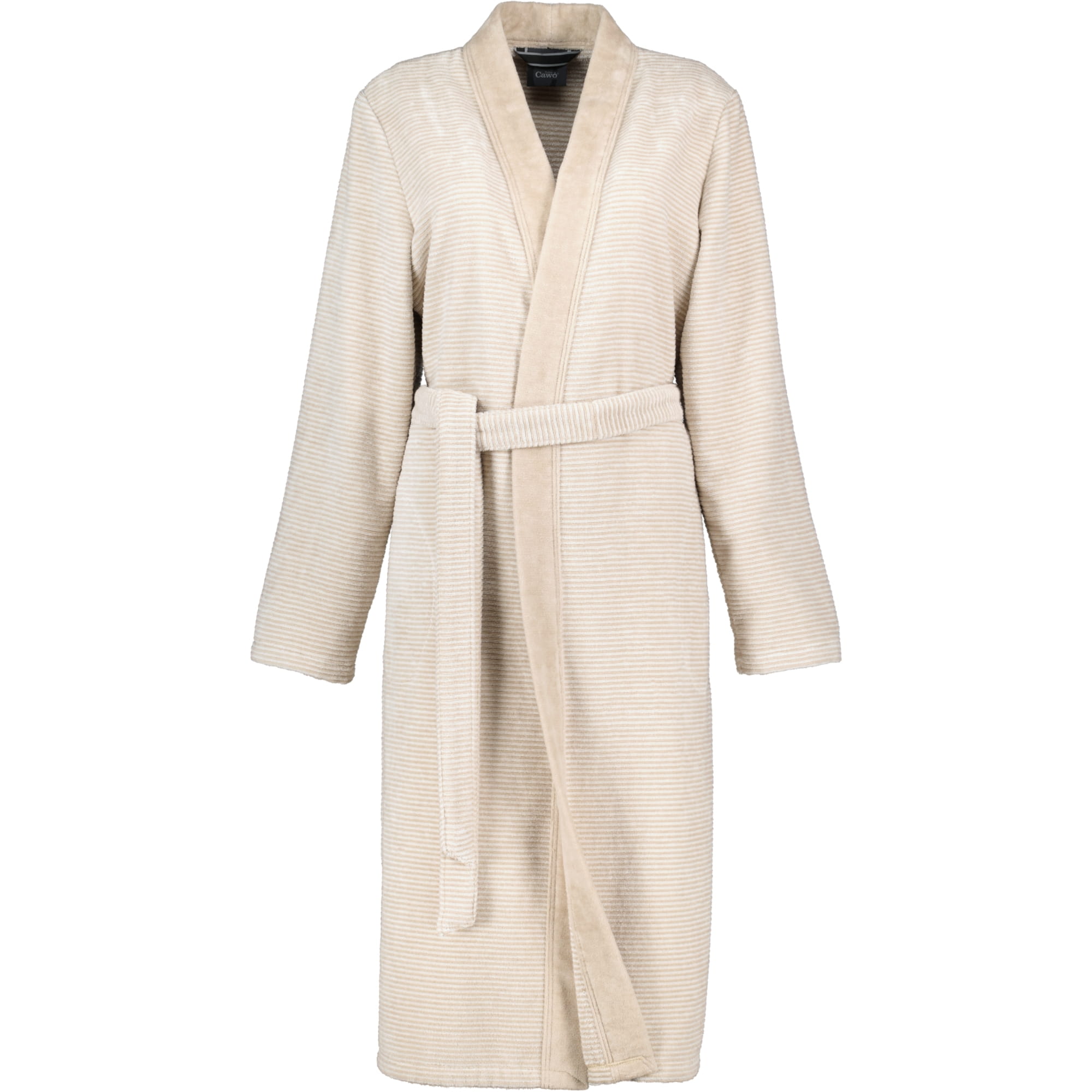 Cawö Bademäntel Damen Kimono Two-Tone 6431 natur - 33