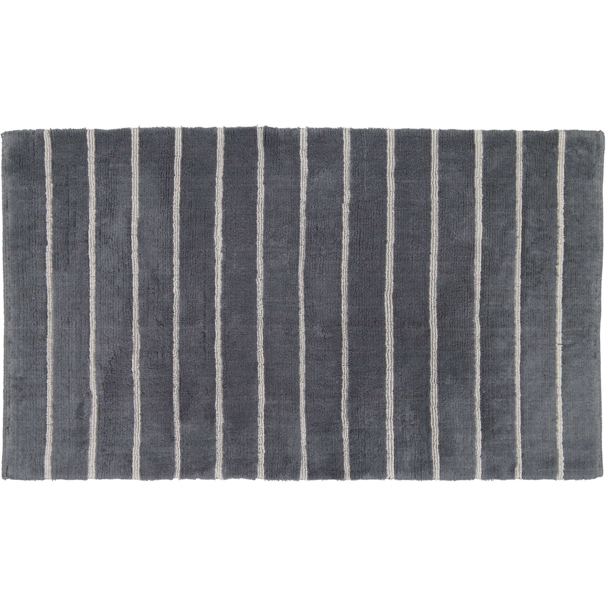Cawö Home Badteppiche Balance Streifen 1008 anthrazit - 73 - 70x120 cm