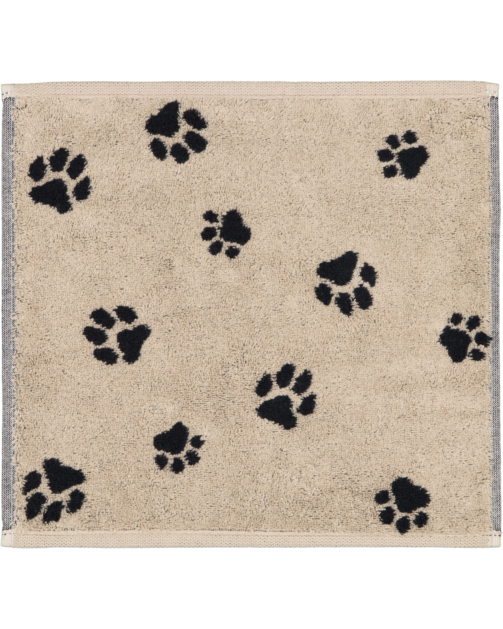 Cawö Seiftücher WE LOVE DOGS Mix 6249 3er Set Schwarz-Beige - 93 - 30x30 cm