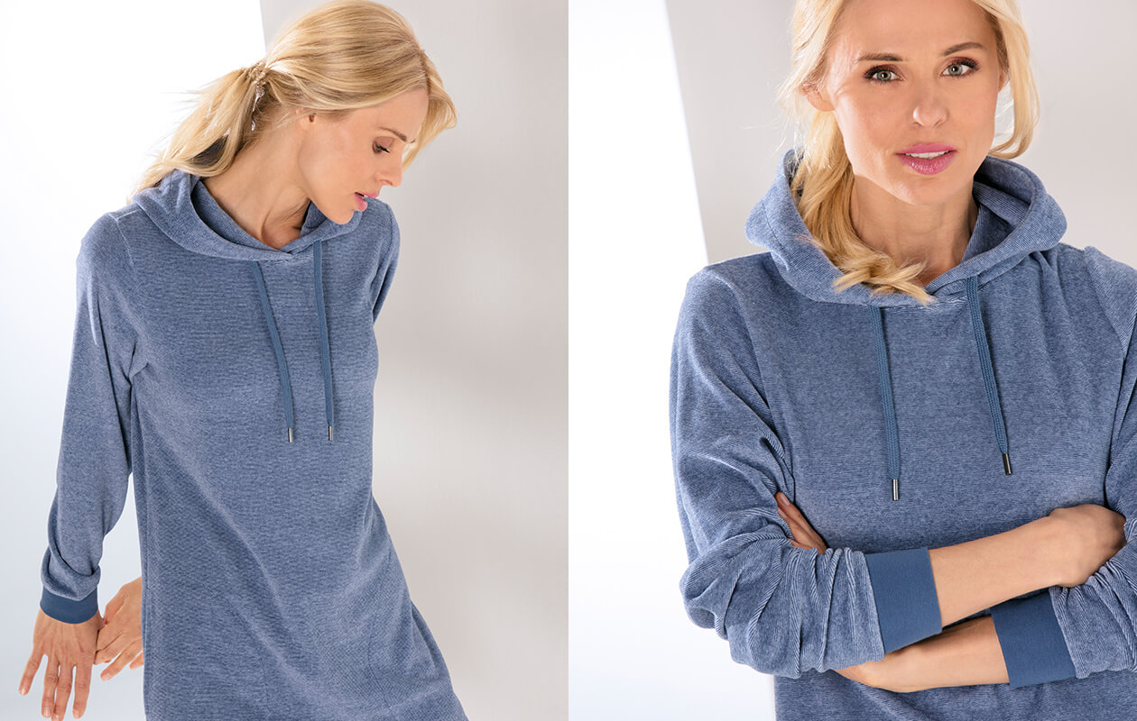 Cawö Home Hoodie 818 - Farbe: denim - 11