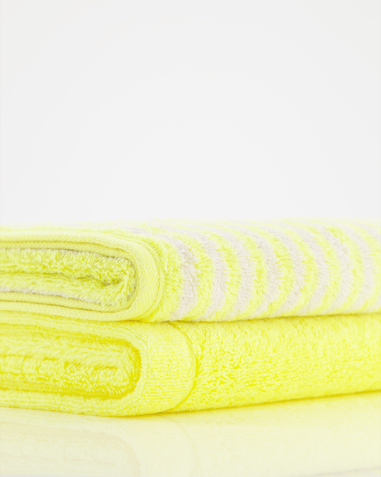 Cawö - Campus Ringel 955 - Farbe: lemon - 57 - Waschhandschuh 16x22 cm