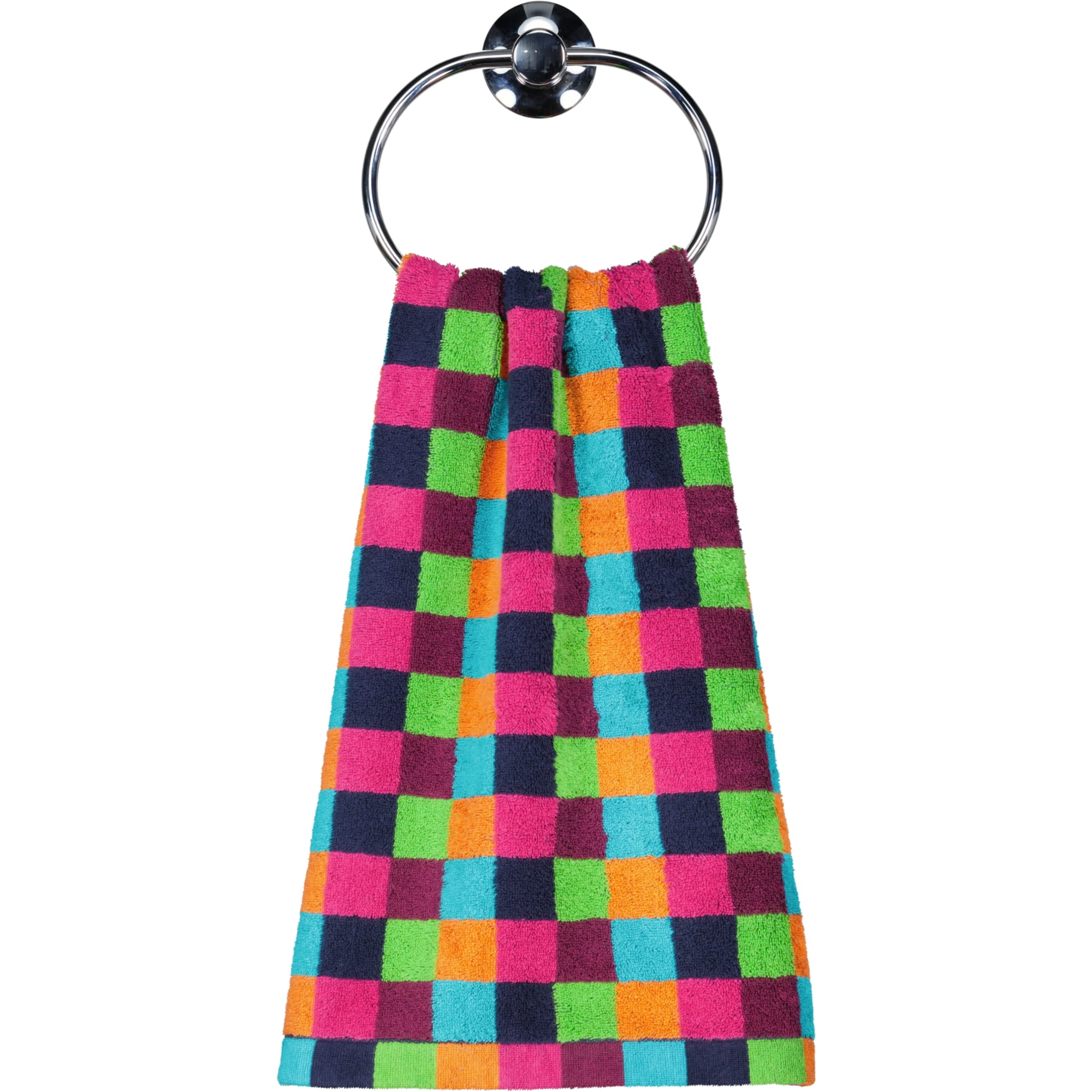 Cawö - Life Style Karo 7047 - Farbe: 84 - multicolor - Handtuch 50x100 cm
