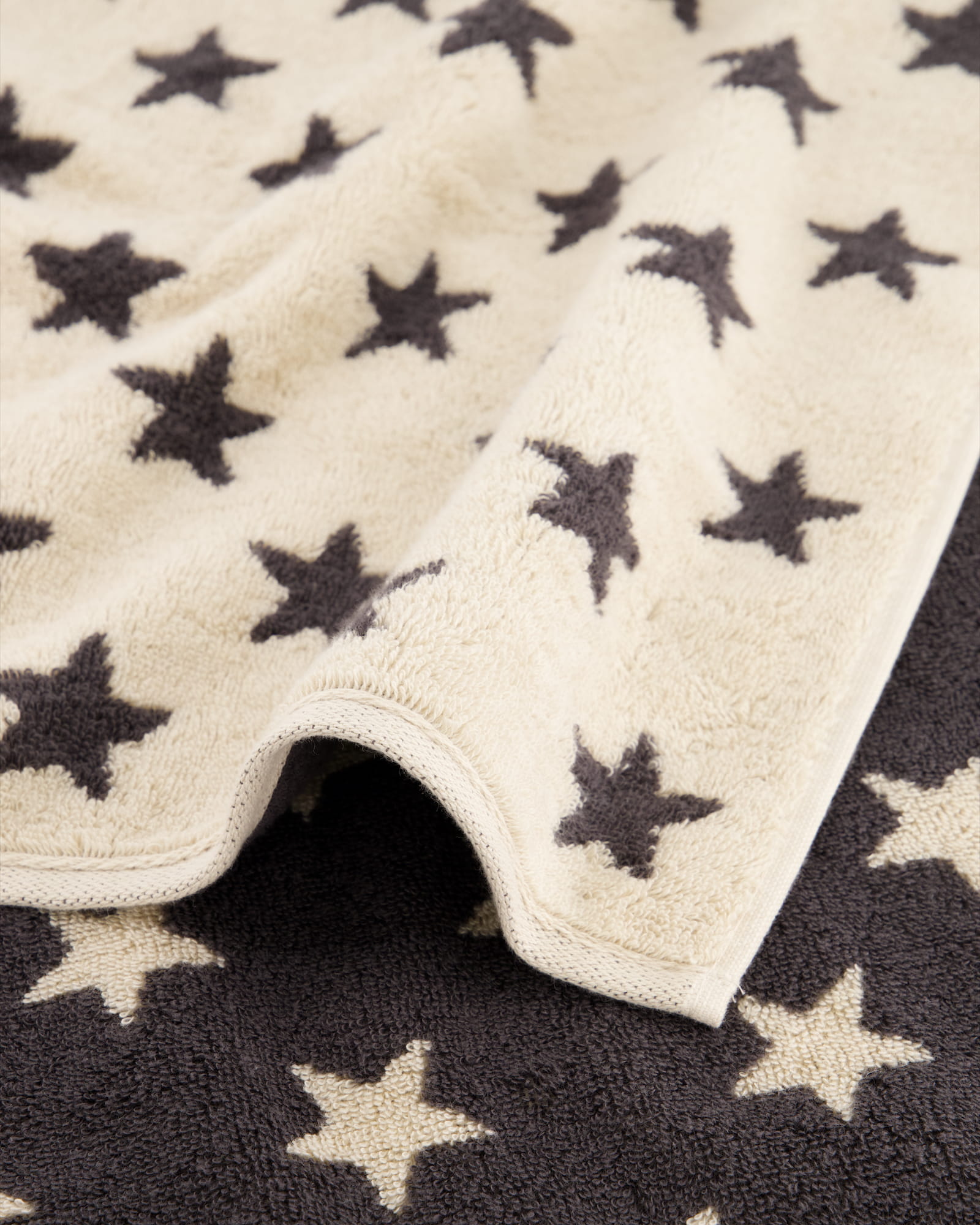 Cawö Handtücher NEW STARS Sterne klein 6261 beige/basalt - 37
