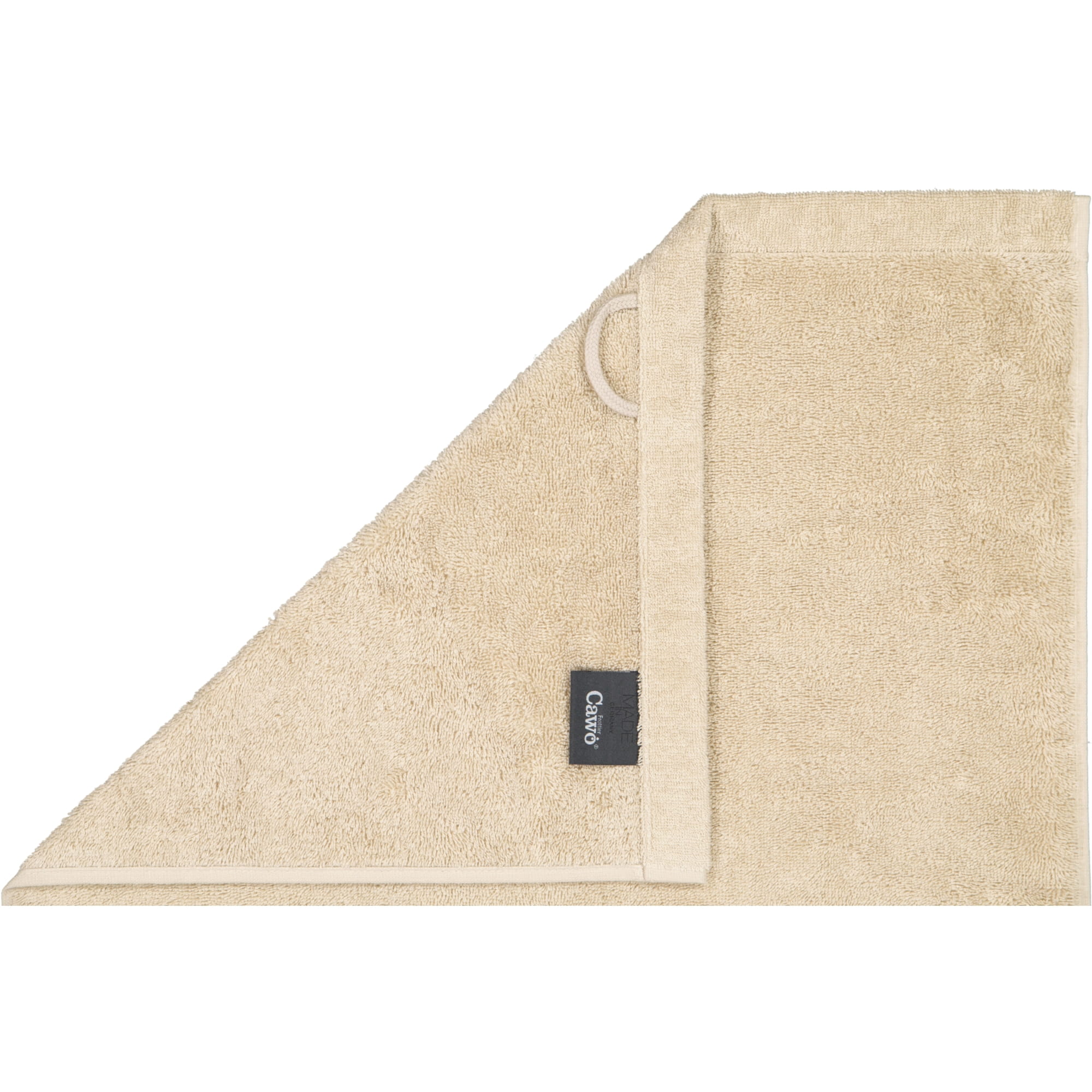 Cawö Handtücher Lifestyle Uni 7007 leinen - 340 - Seiflappen 30x30 cm