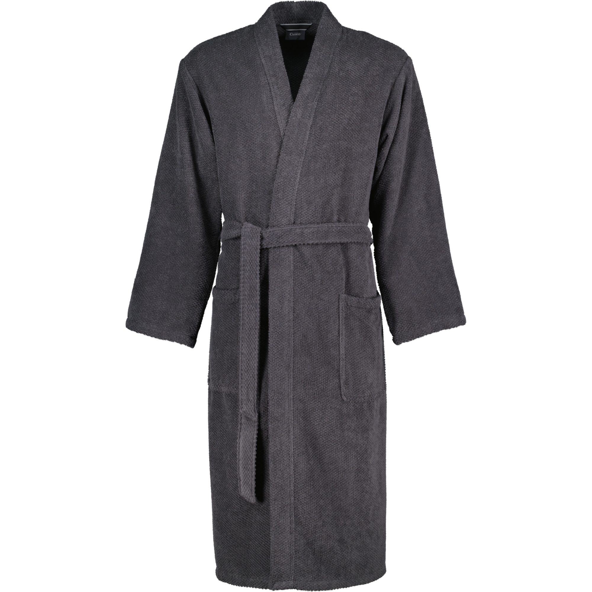 Cawö Bademäntel Herren Kimono Pure 5622 basalt - 740