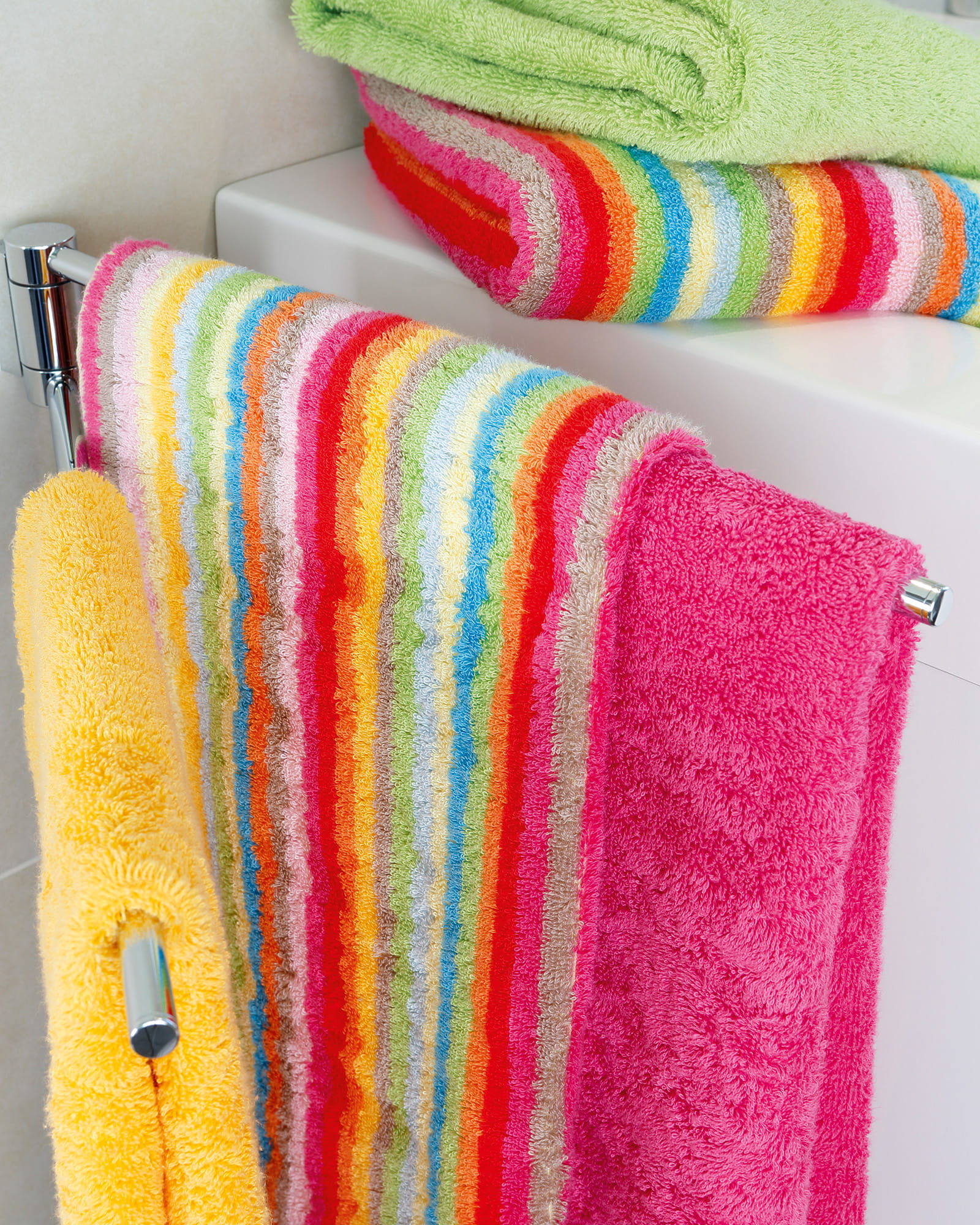 Cawö Handtücher Lifestyle Streifen 7008 multicolor