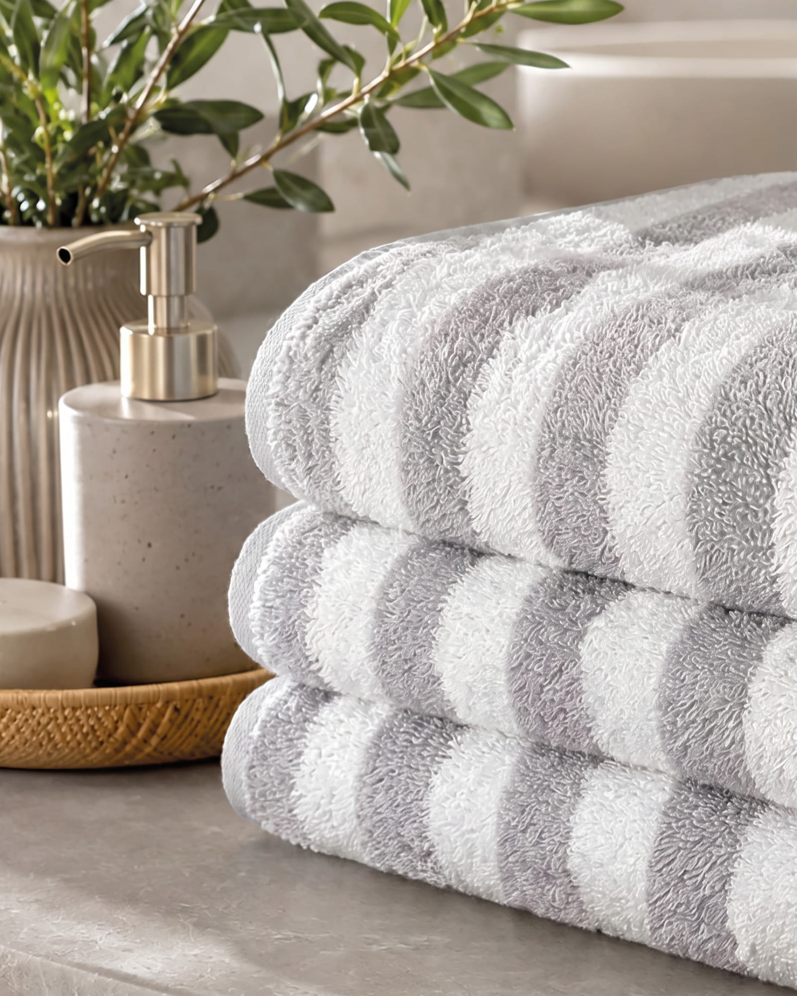 Cawö Handtücher BLACK SALE Stripes 6304 basalt/natur - 73