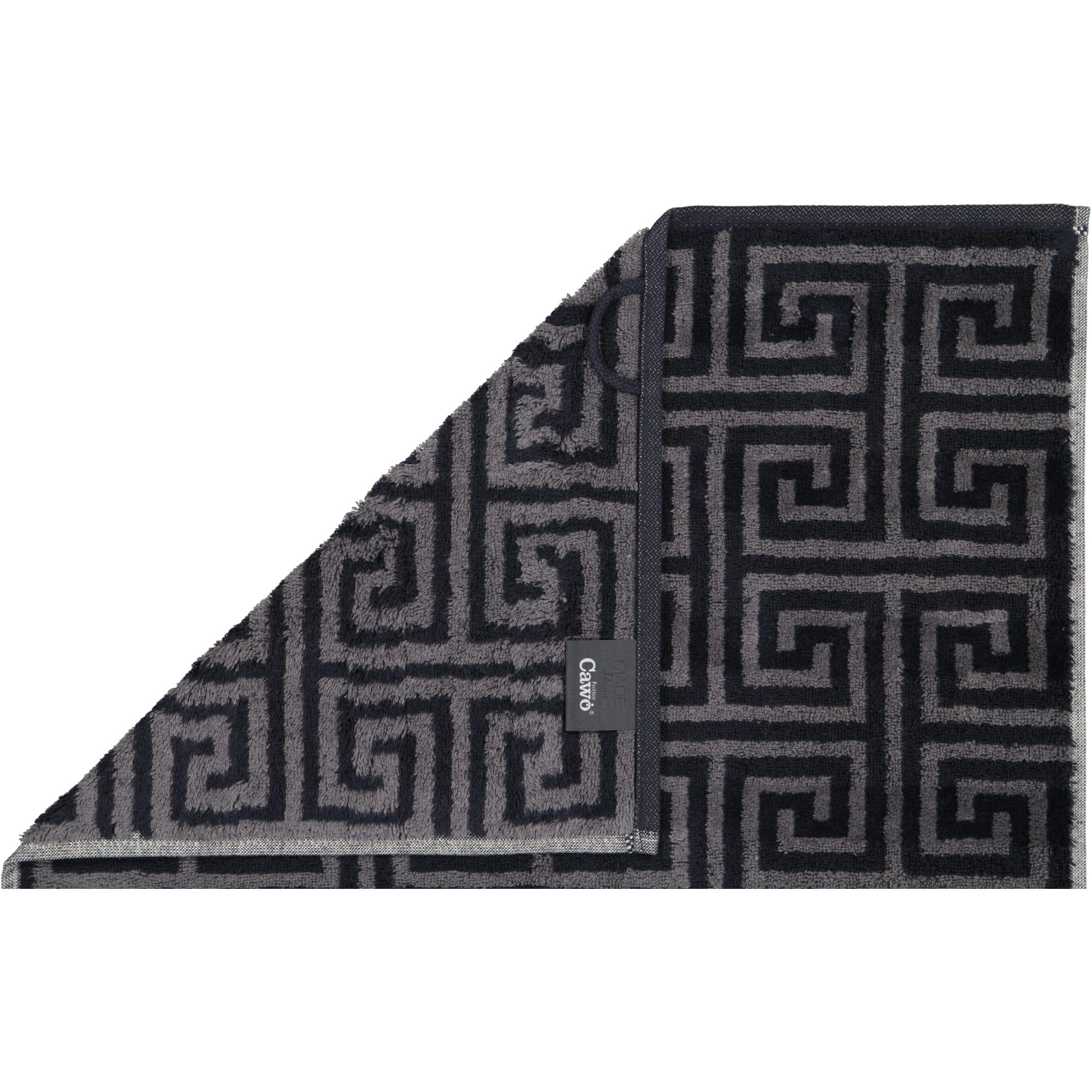 Cawö Handtücher Noblesse Elegance Allover 1088 anthrazit - 97 - Gästetuch 30x50 cm