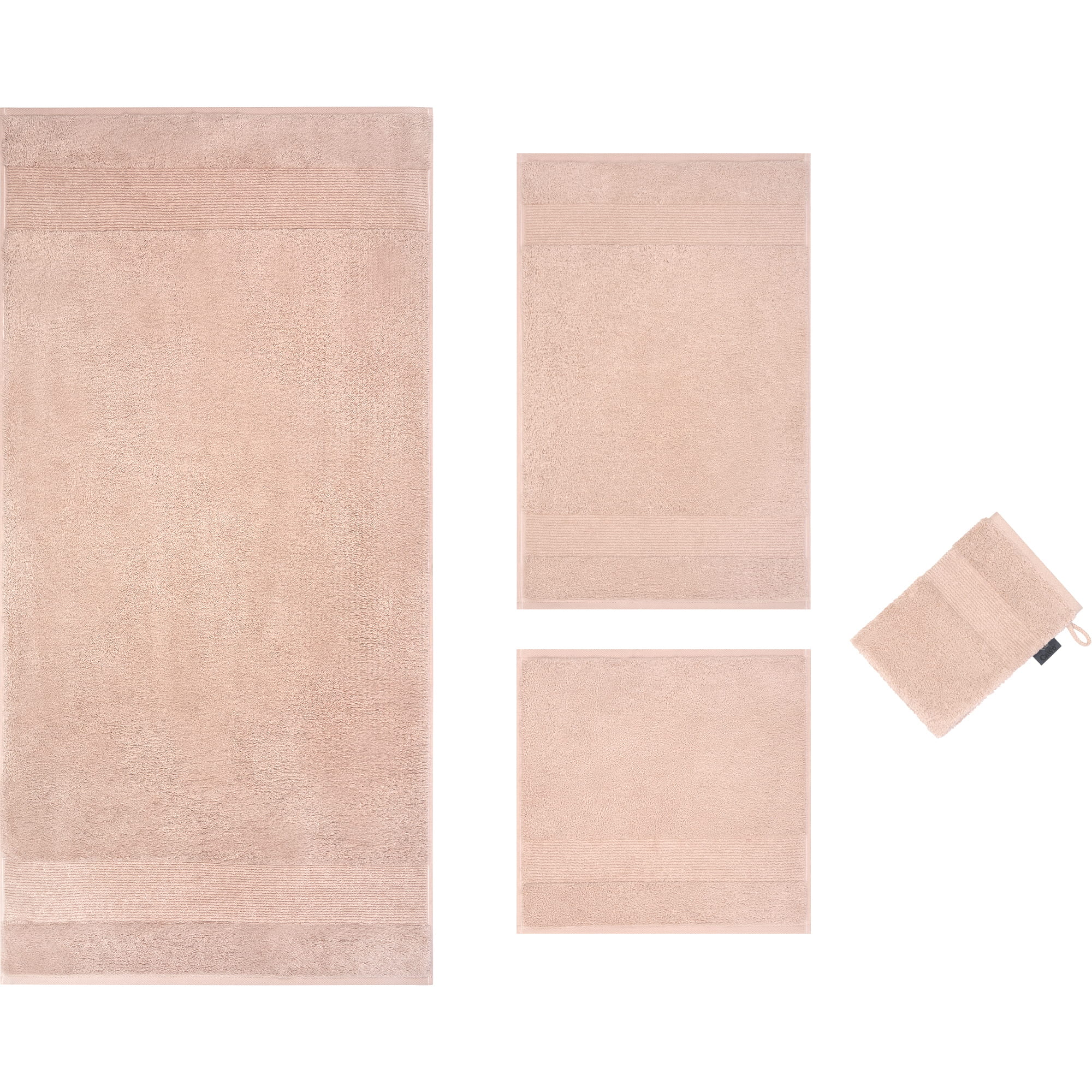 Cawö Handtücher THE LUXURY 5000 pale rose - 329