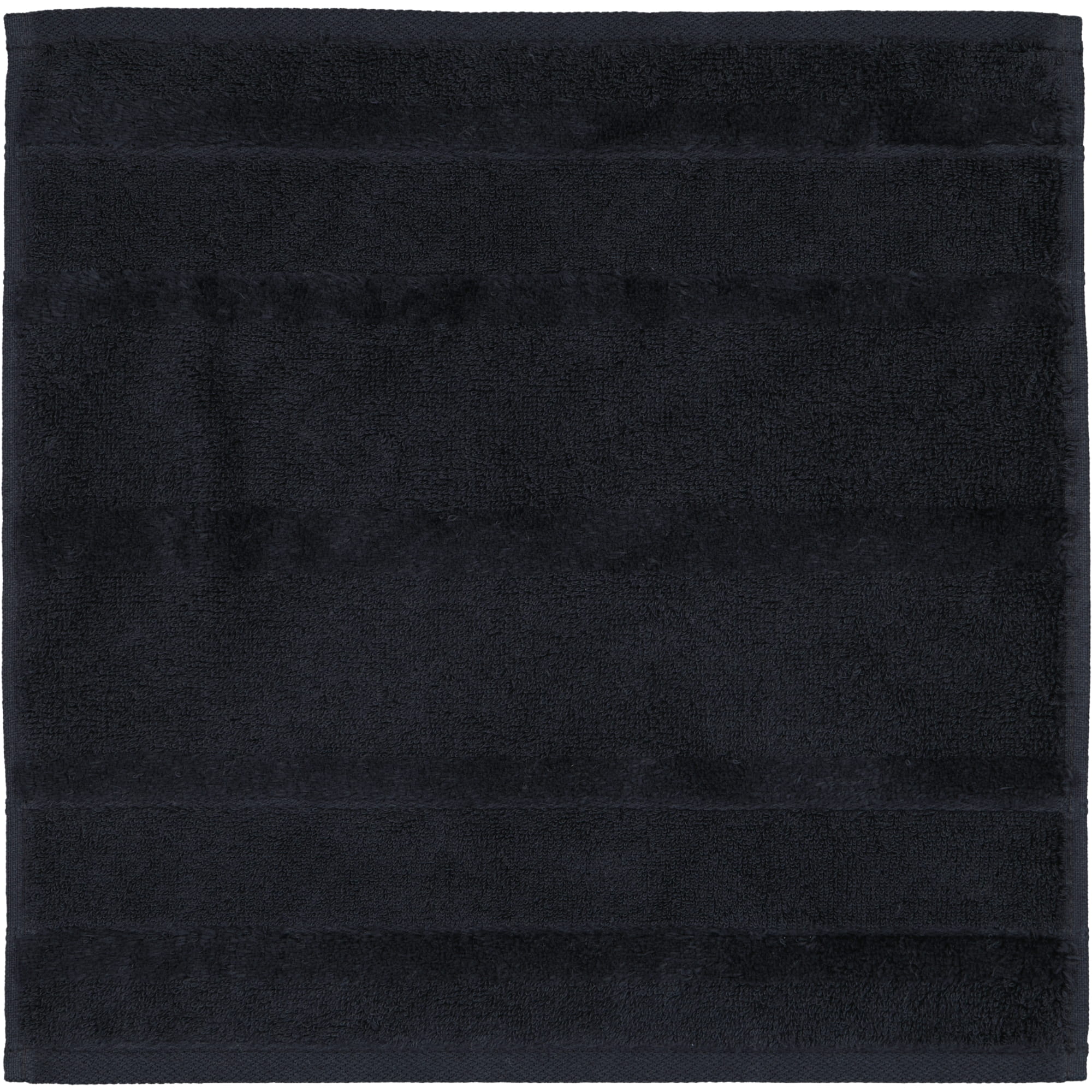 Cawö Handtücher Noblesse2 Uni 1002 schwarz - 906 - Seiflappen 30x30 cm