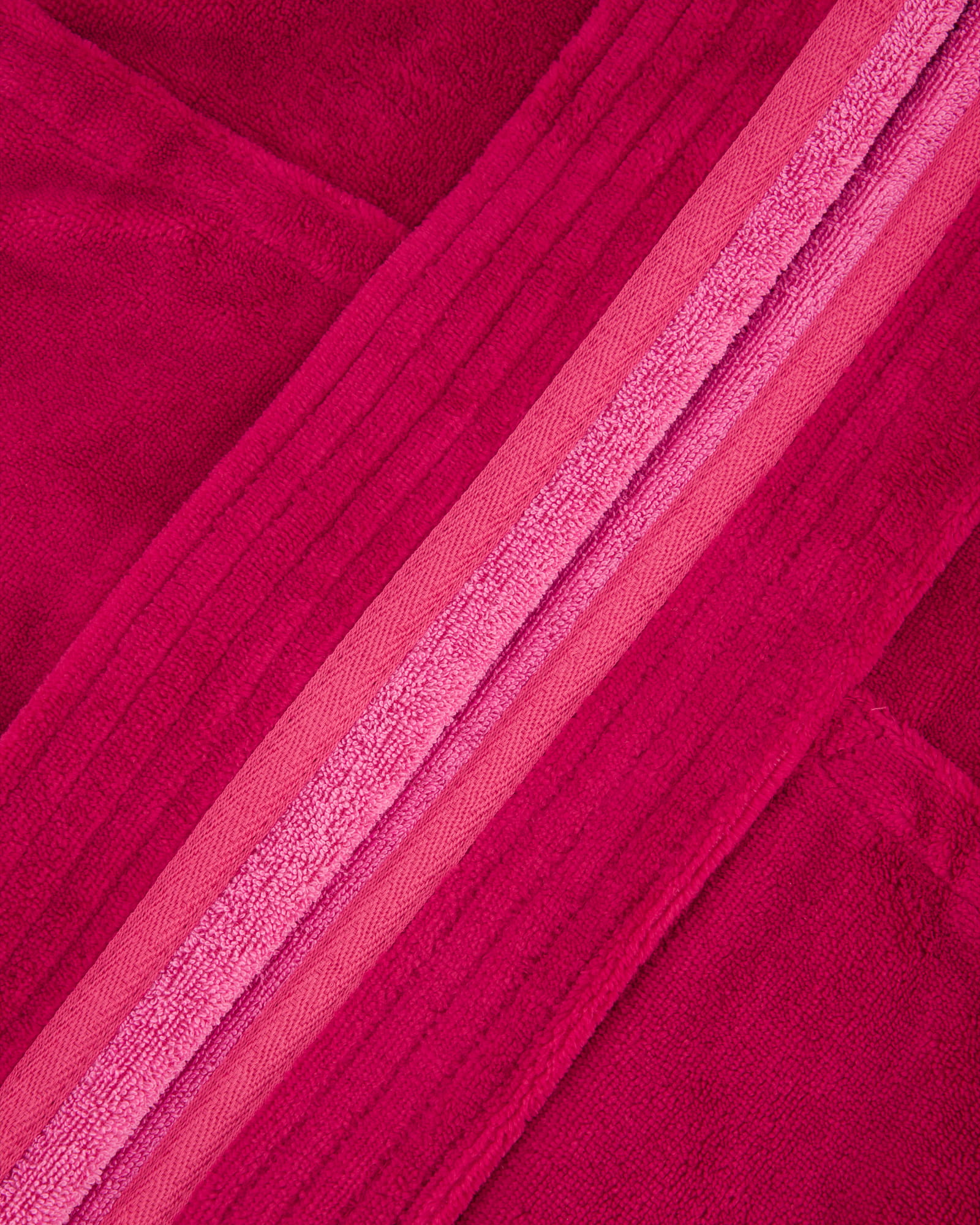 Cawö Home Damen Bademantel Kapuze  802 - Farbe: beere - 22