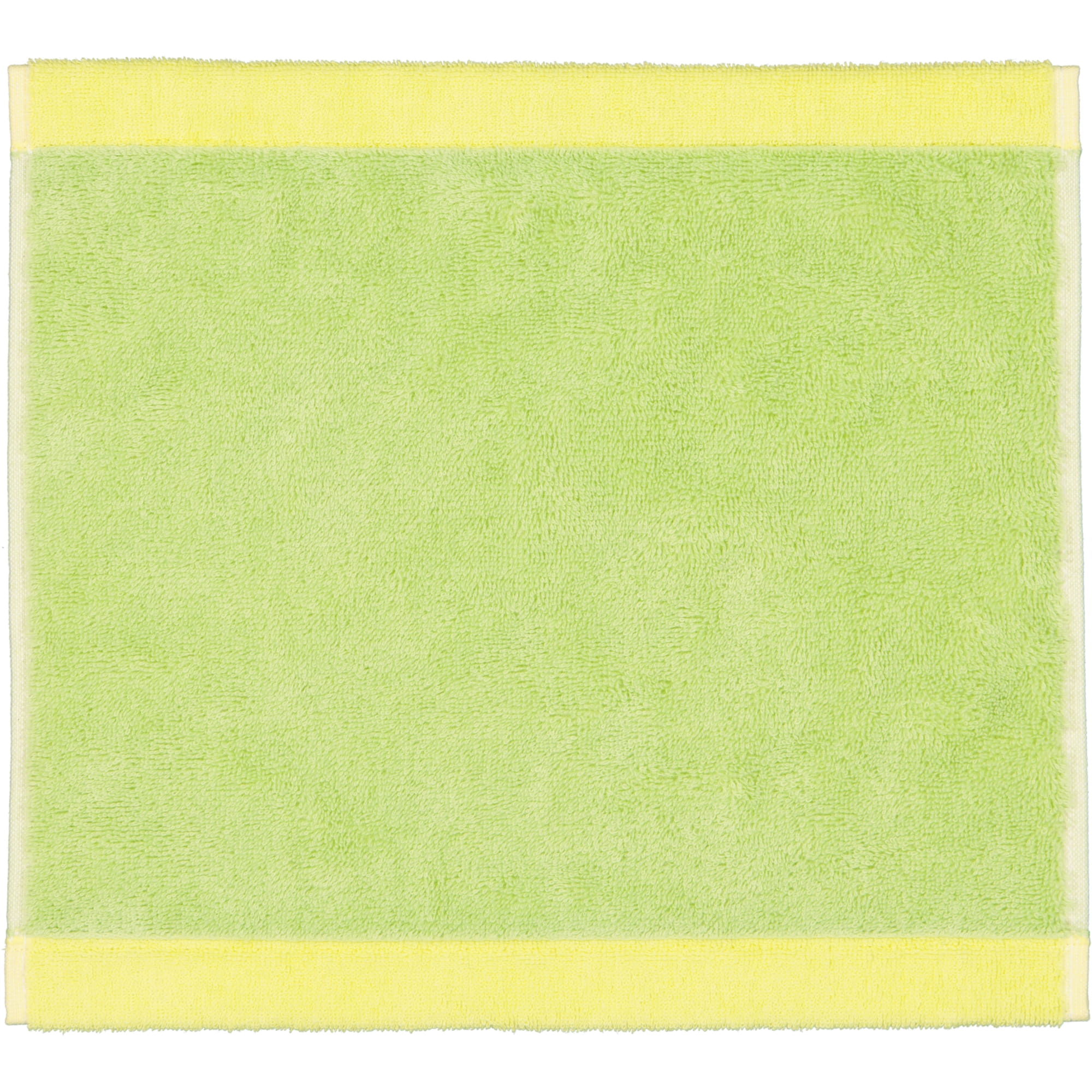 Cawö Handtücher Lifestyle Splash 7071 pistazie/lemon - 45 - Seiflappen 30x30 cm