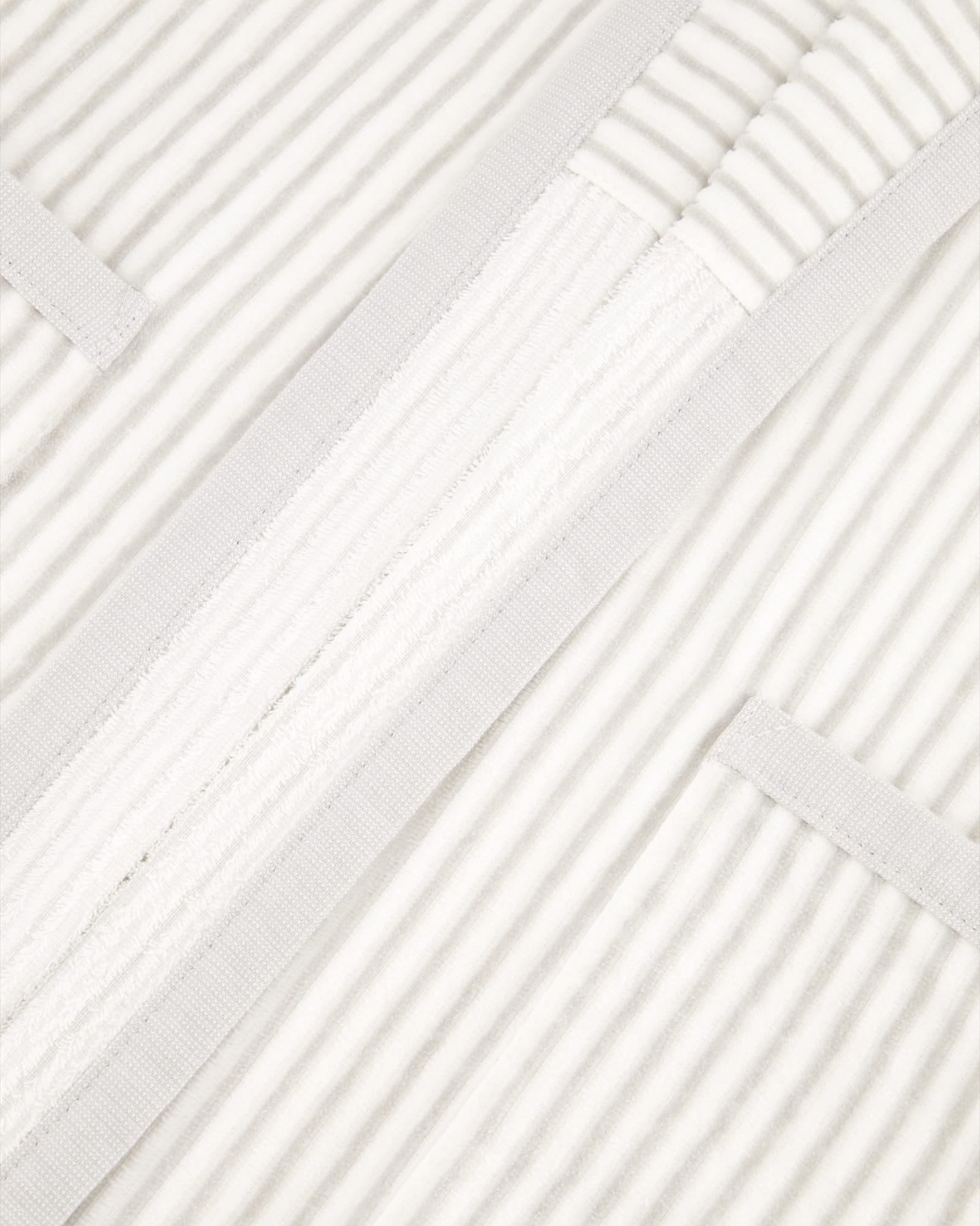 Cawö - Damen Bademantel Schalkragen 3423 - Farbe: weiss/silber - 76 - M