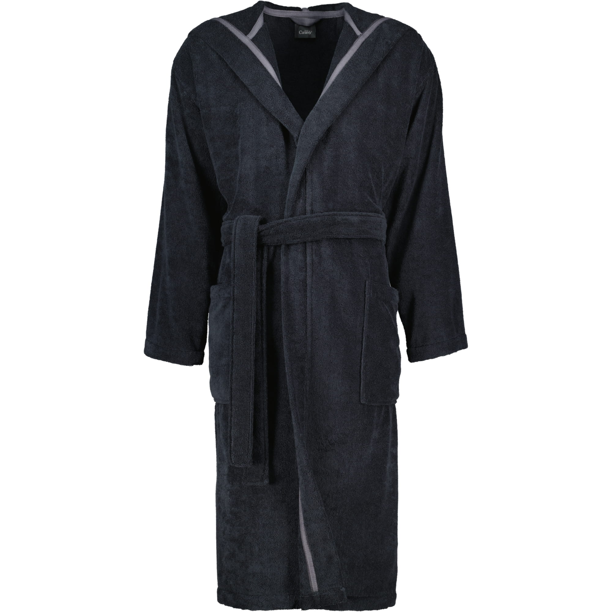 Cawö Home Bademäntel Herren bis 5XL Kapuze Classic 842 - Farbe: lava - 97