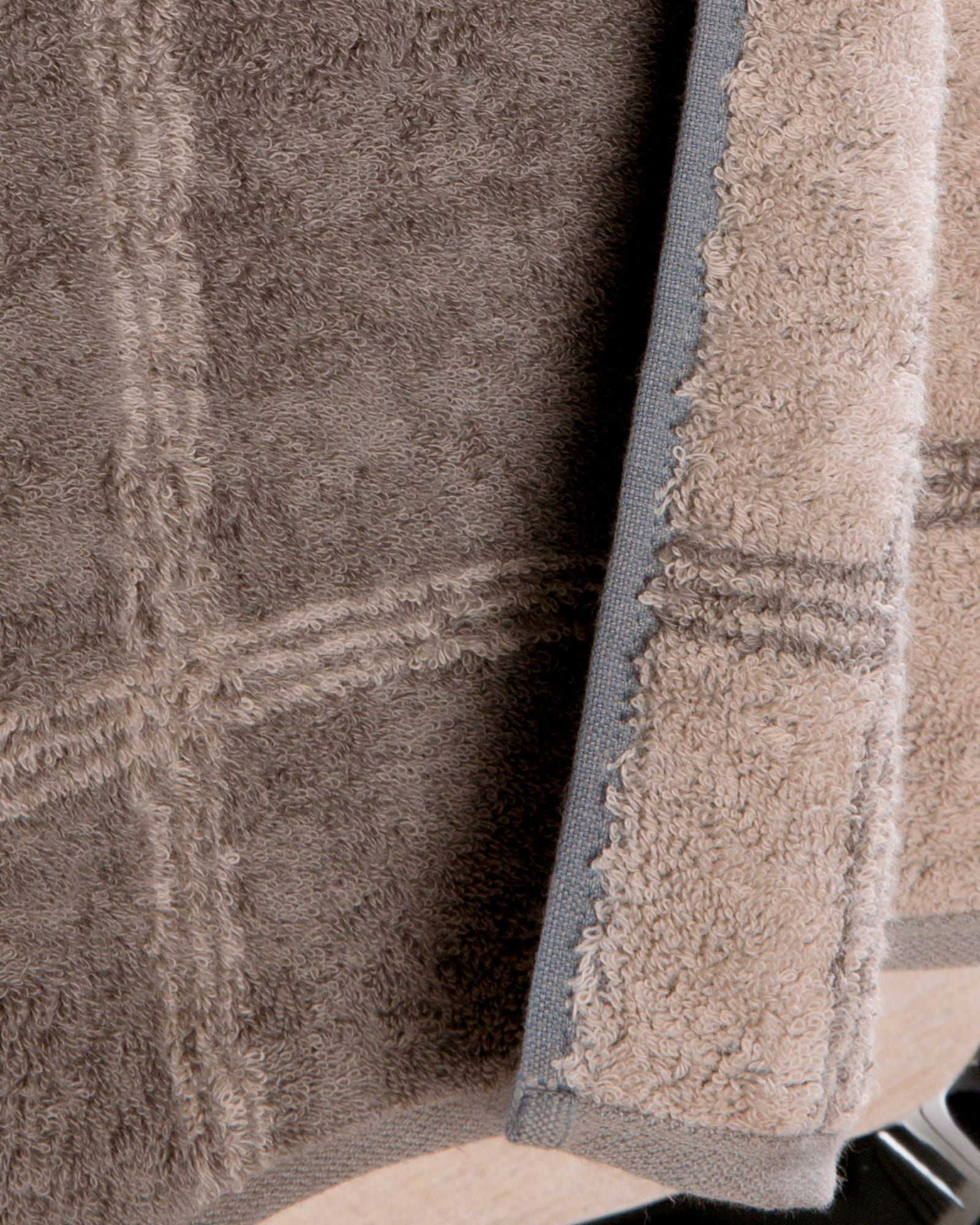 Cawö - Luxury Home Two-Tone 590 - Farbe: graphit - 70 - Handtuch 50x100 cm