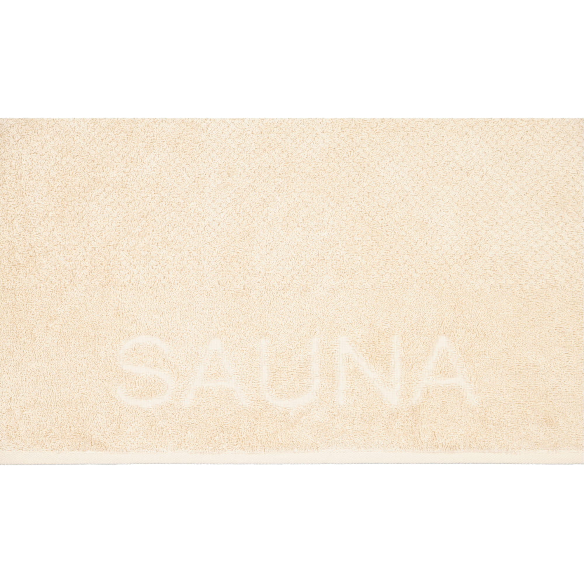 Cawö Saunatücher Pure 6501 beige - 370 - 80x200 cm
