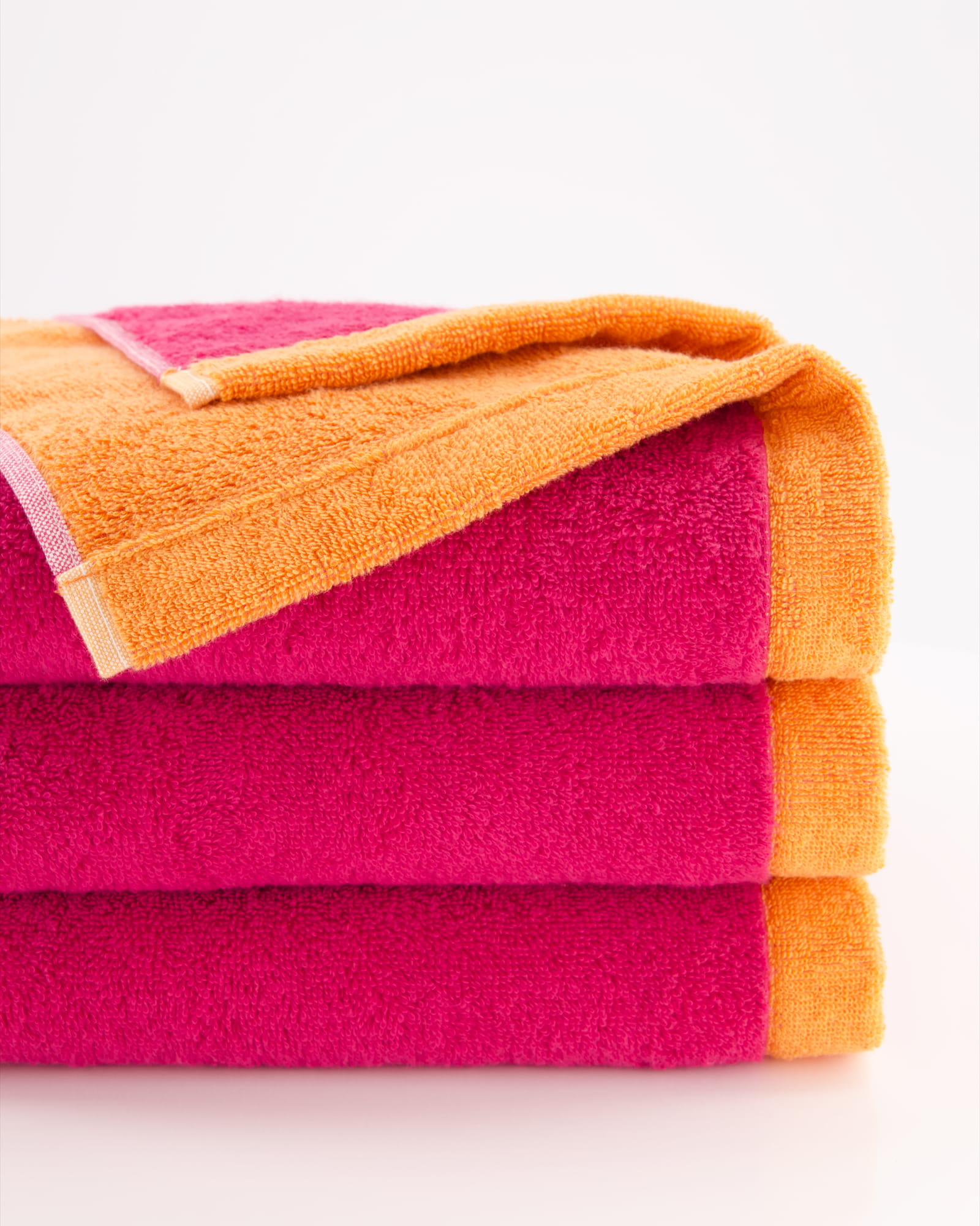 Cawö Handtücher Lifestyle Splash 7071 pink/mandarine - 23