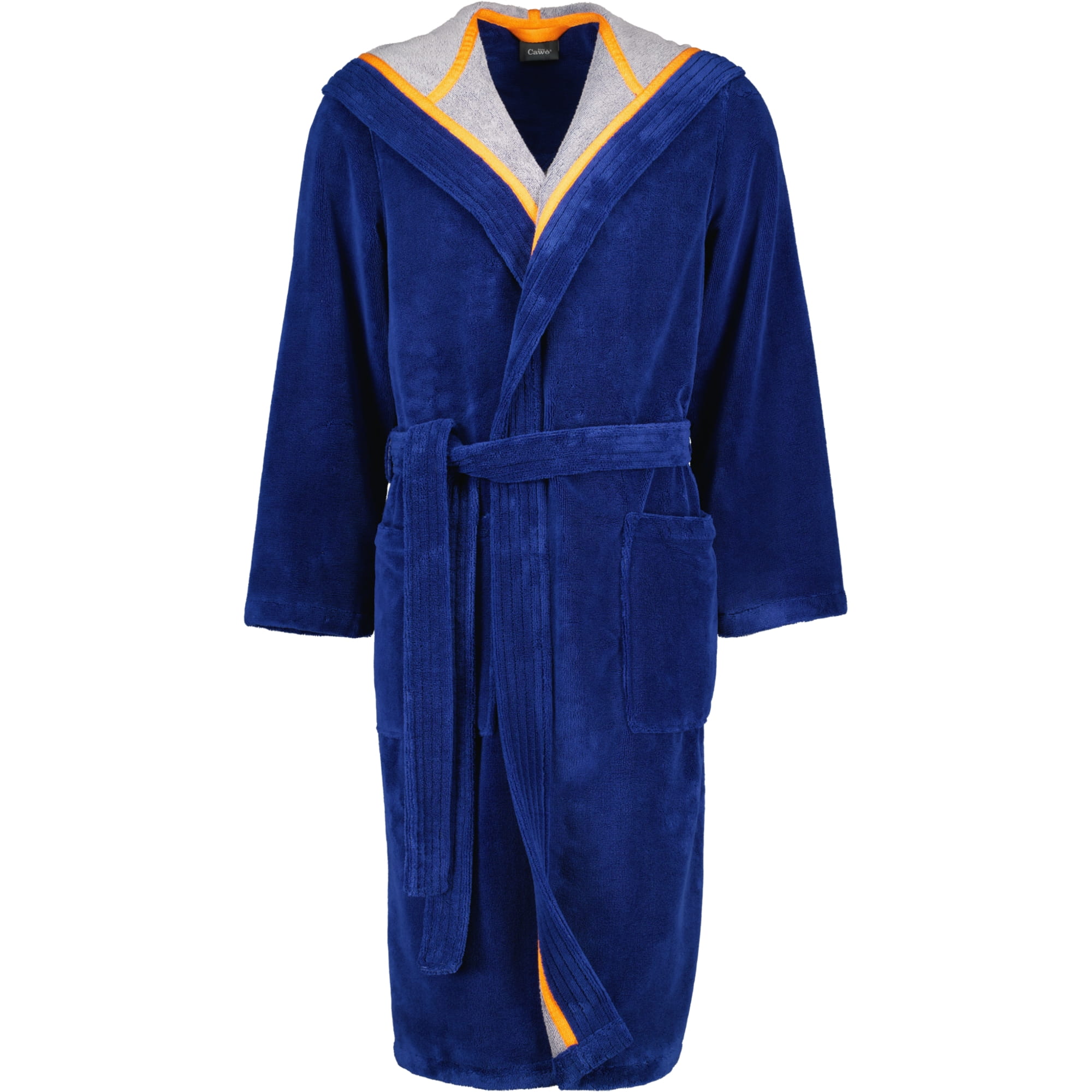Cawö Home Herren Bademantel Kapuze 831 - Farbe: navy - 13 - S