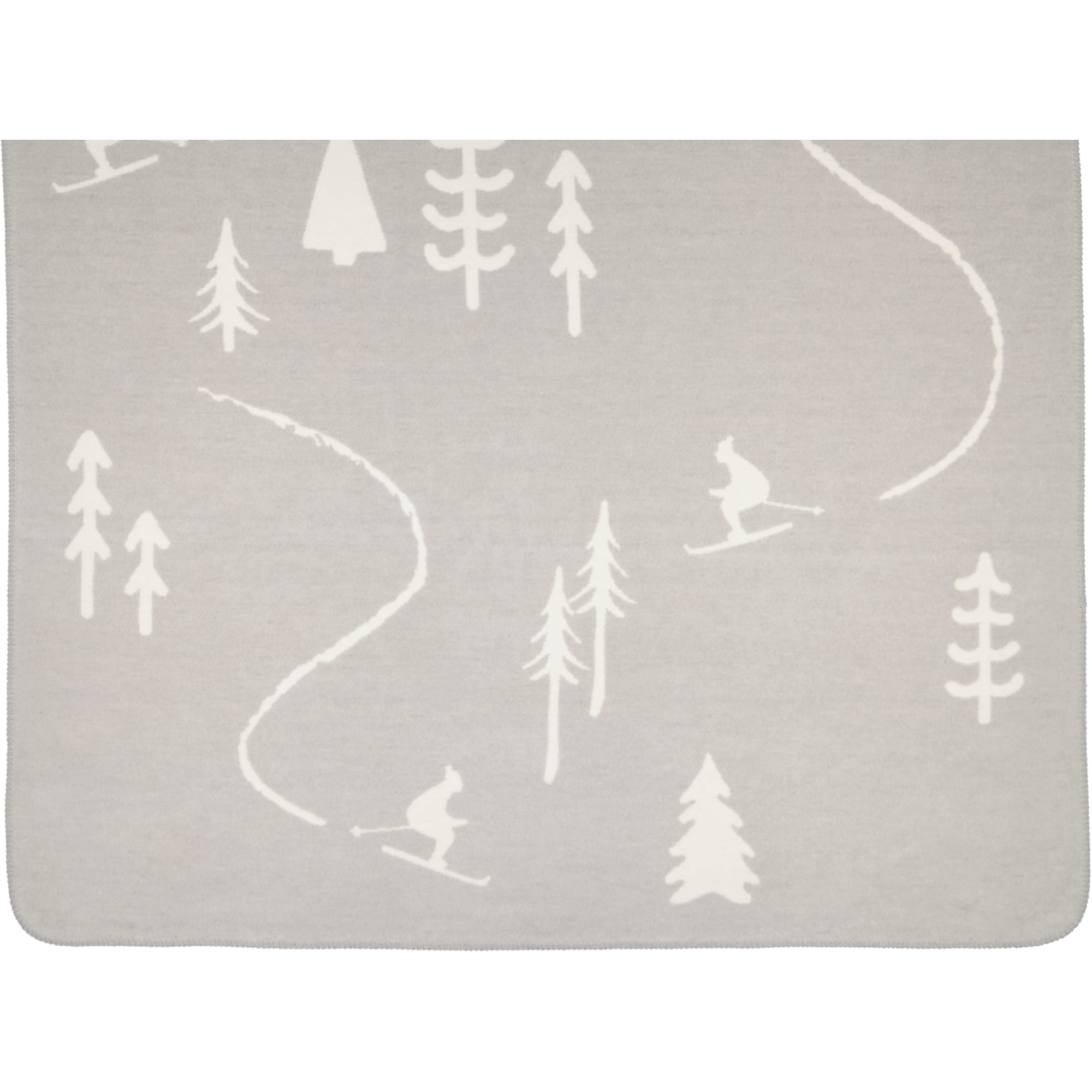 Cawö Wohndecken WINTER EDITION Skifahrer 62720 natur/stein - 67 - 150x200 cm